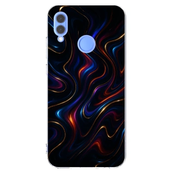 Picasee átlátszó szilikon tok az alábbi mobiltelefonokra Honor 10 Lite - Noir