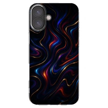 Picasee átlátszó szilikon tok az alábbi mobiltelefonokra Apple iPhone 16 Plus - Noir