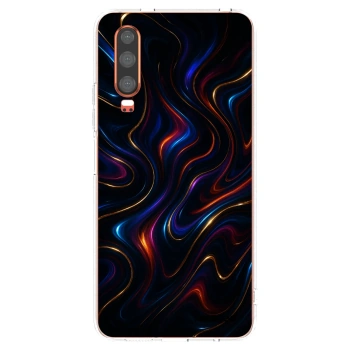 Picasee átlátszó szilikon tok az alábbi mobiltelefonokra Huawei P30 - Noir