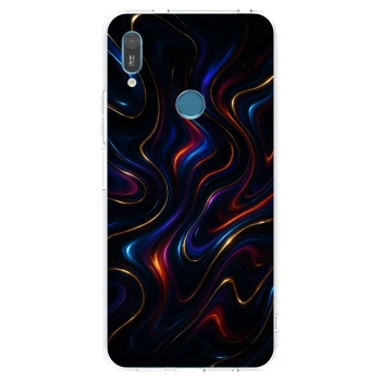 Picasee átlátszó szilikon tok az alábbi mobiltelefonokra Huawei Y6 2019 - Noir