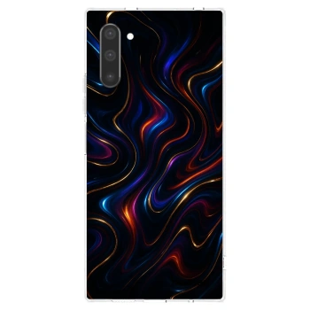 Picasee átlátszó szilikon tok az alábbi mobiltelefonokra Samsung Galaxy Note 10 N970F - Noir
