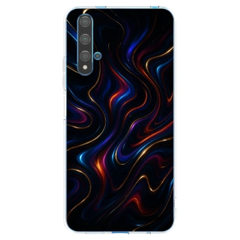 Picasee átlátszó szilikon tok az alábbi mobiltelefonokra Huawei Nova 5T - Noir