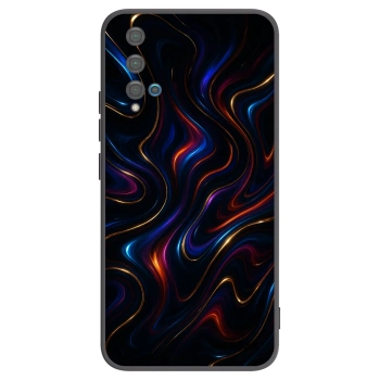 Picasee fekete szilikon tok az alábbi mobiltelefonokra Huawei Nova 5T - Noir