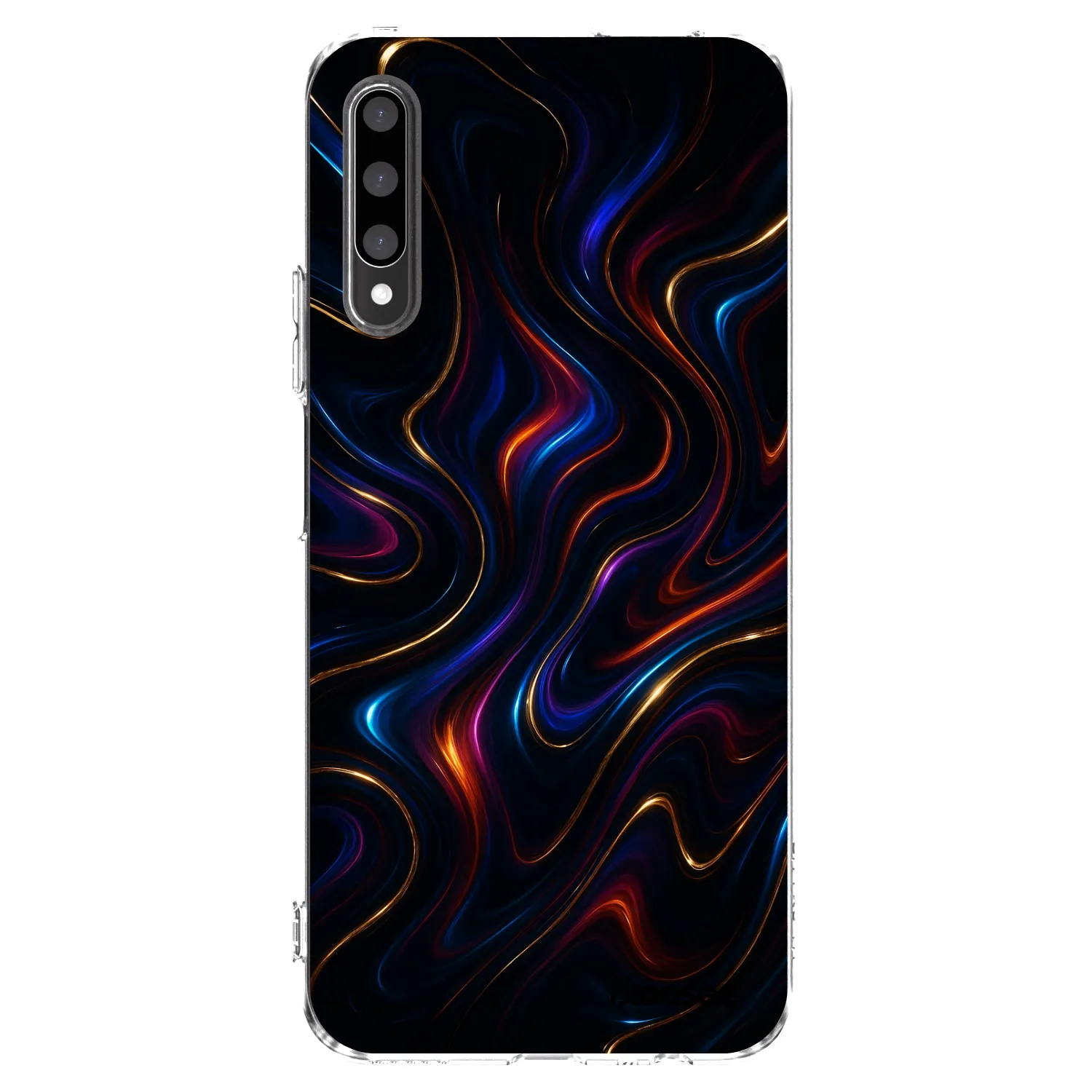 Picasee átlátszó szilikon tok az alábbi mobiltelefonokra Honor 9X Pro - Noir