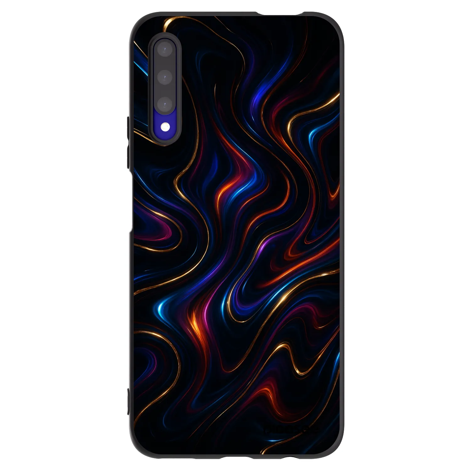 Picasee fekete szilikon tok az alábbi mobiltelefonokra Honor 9X Pro - Noir