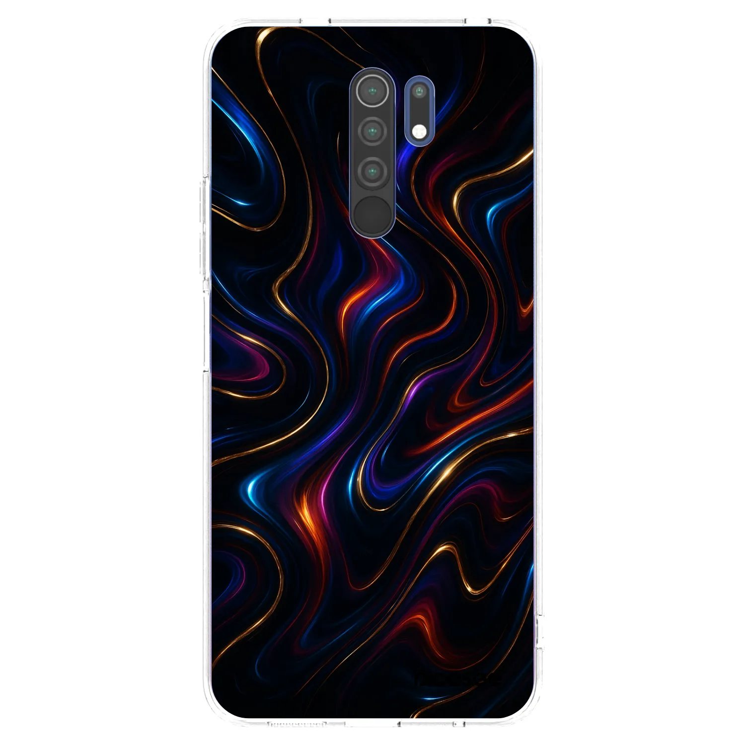 Picasee átlátszó szilikon tok az alábbi mobiltelefonokra Xiaomi Redmi 9 - Noir