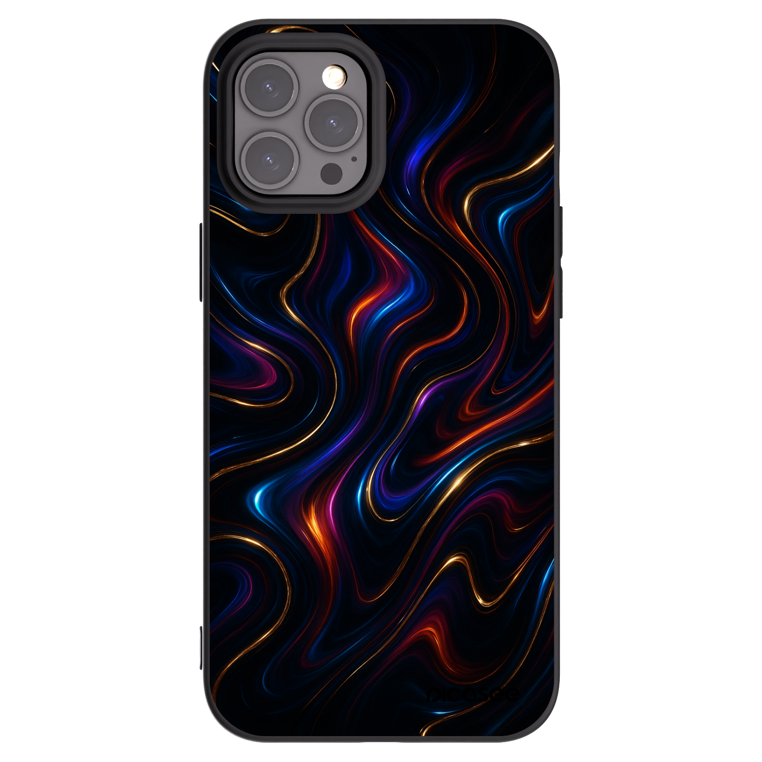 Picasee fekete szilikon tok az alábbi mobiltelefonokra Apple iPhone 12 Pro Max - Noir