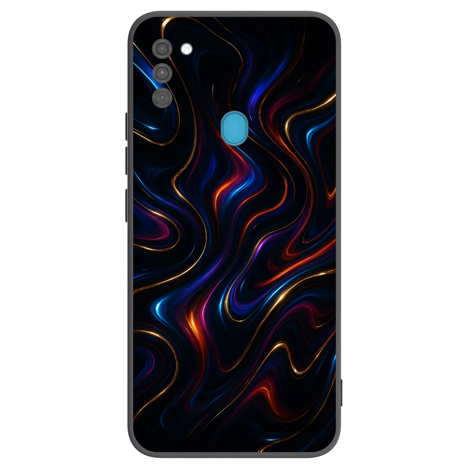 Picasee fekete szilikon tok az alábbi mobiltelefonokra Samsung Galaxy M11 - Noir