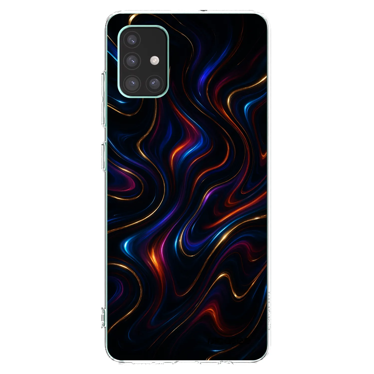 Picasee átlátszó szilikon tok az alábbi mobiltelefonokra Samsung Galaxy M51 M515F - Noir
