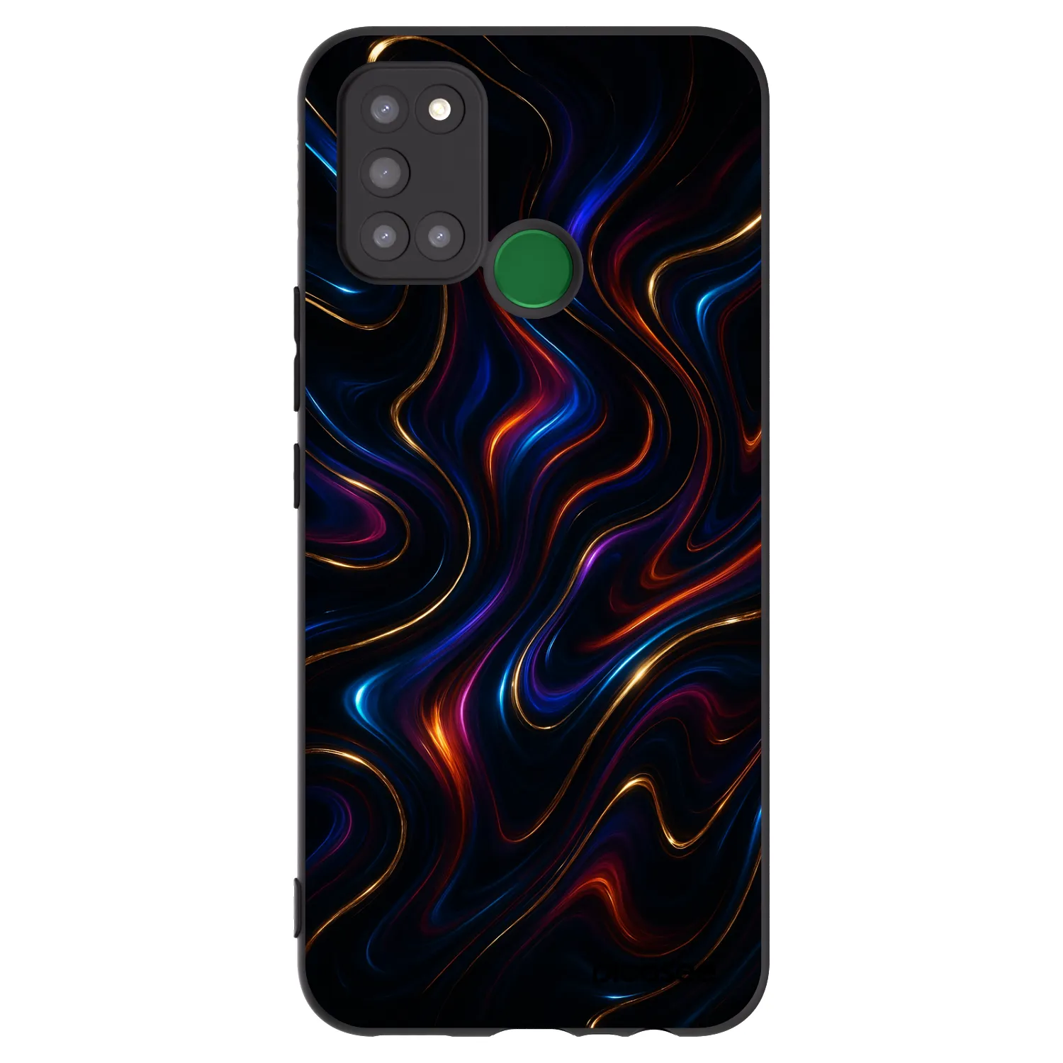 Picasee fekete szilikon tok az alábbi mobiltelefonokra Realme 7i - Noir