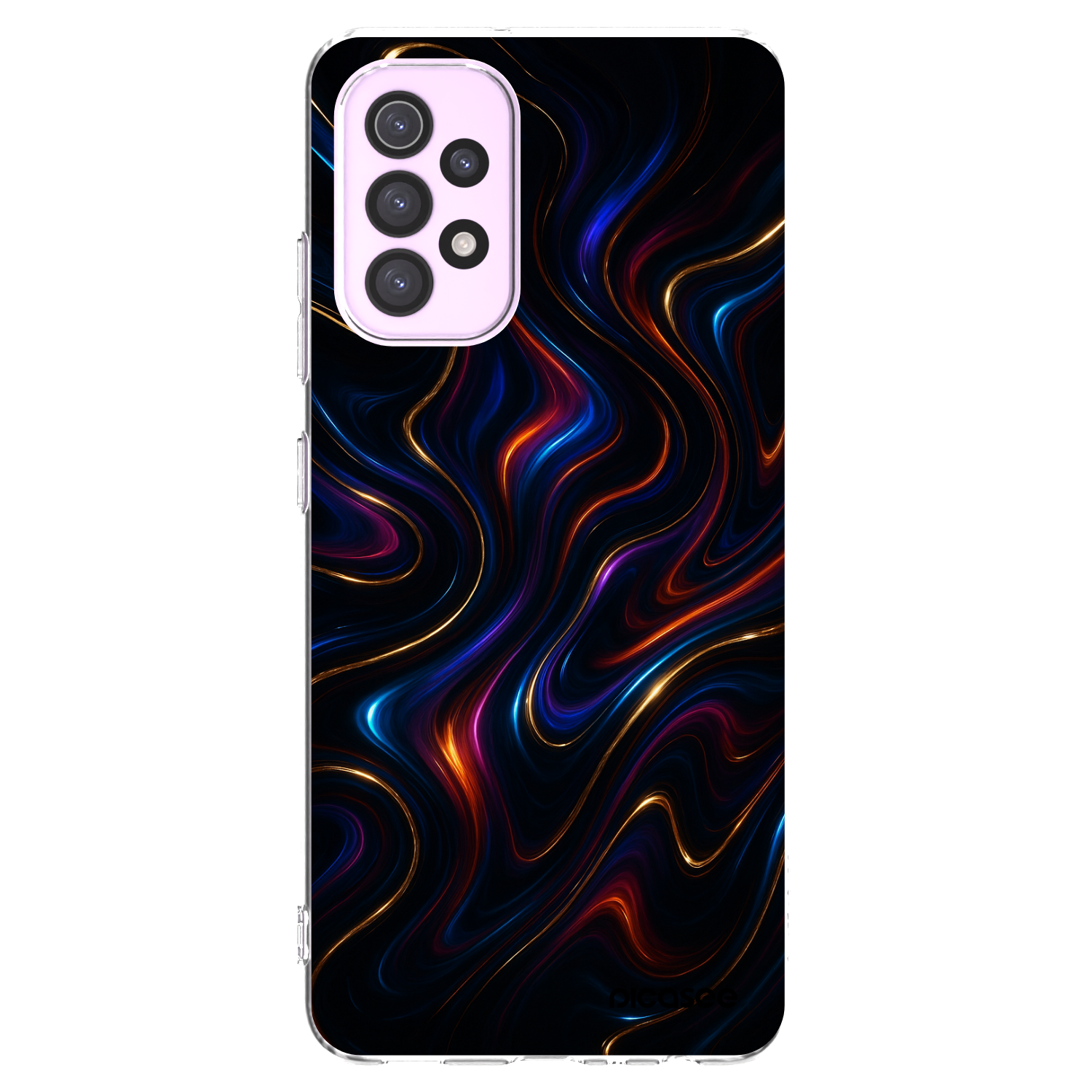Picasee átlátszó szilikon tok az alábbi mobiltelefonokra Samsung Galaxy A32 5G A326B - Noir