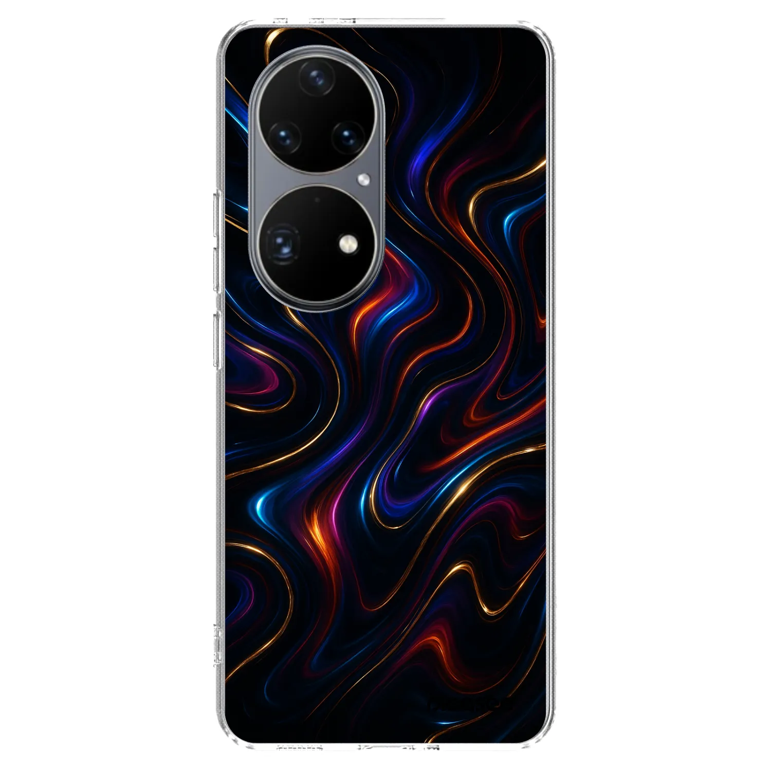 Picasee átlátszó szilikon tok az alábbi mobiltelefonokra Huawei P50 - Noir