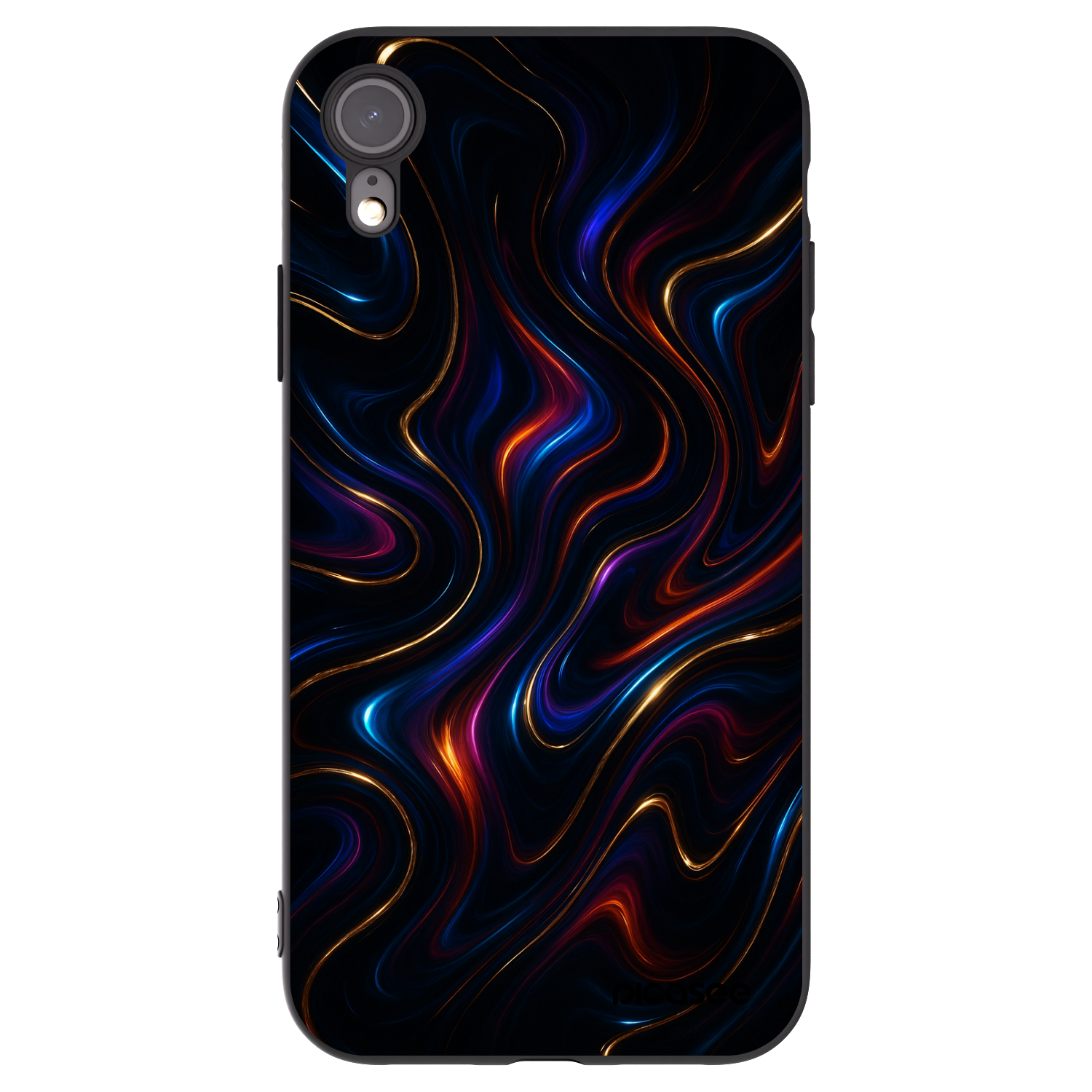 Picasee fekete szilikon tok az alábbi mobiltelefonokra Apple iPhone XR - Noir