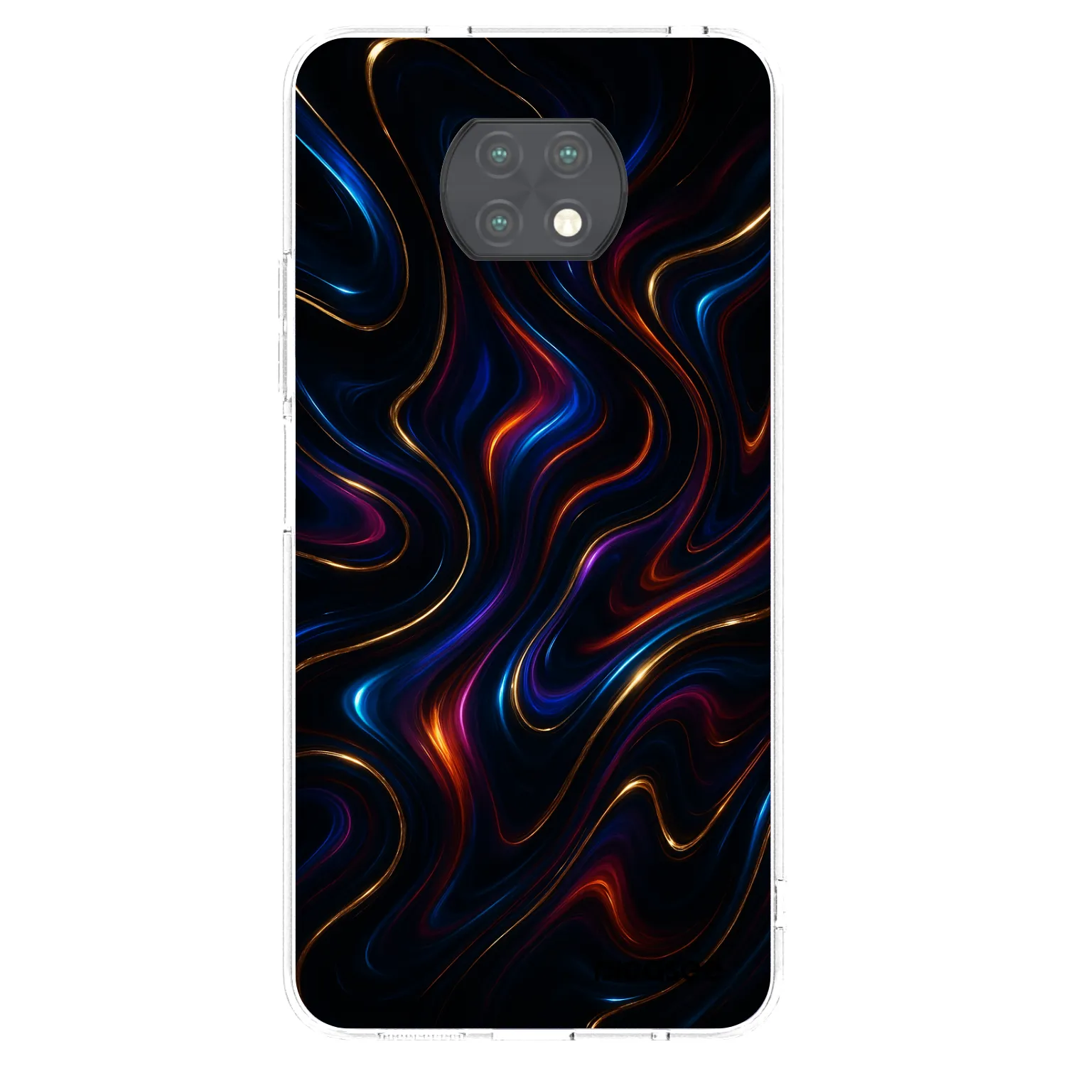 Picasee átlátszó szilikon tok az alábbi mobiltelefonokra Xiaomi Redmi Note 9T - Noir