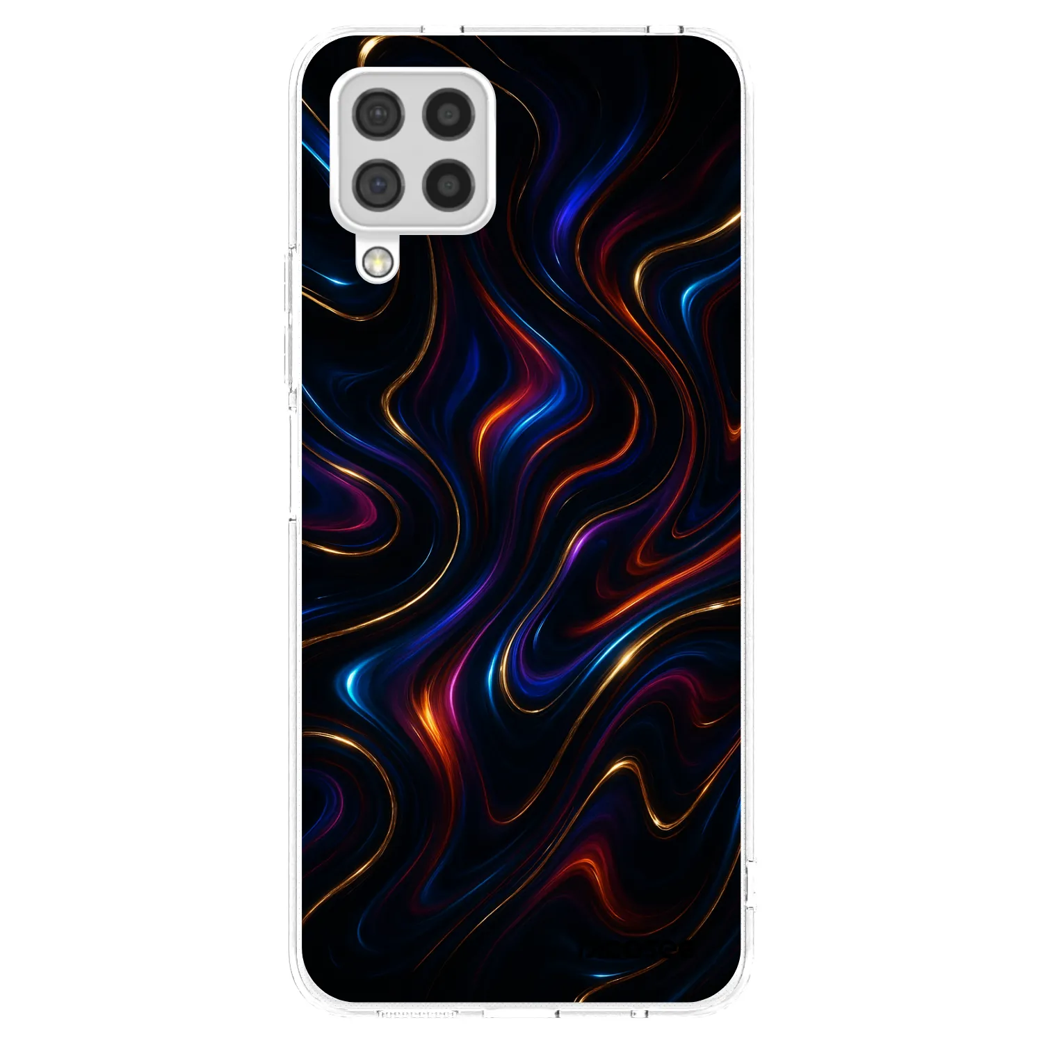 Picasee átlátszó szilikon tok az alábbi mobiltelefonokra Samsung Galaxy A22 A225F 4G - Noir
