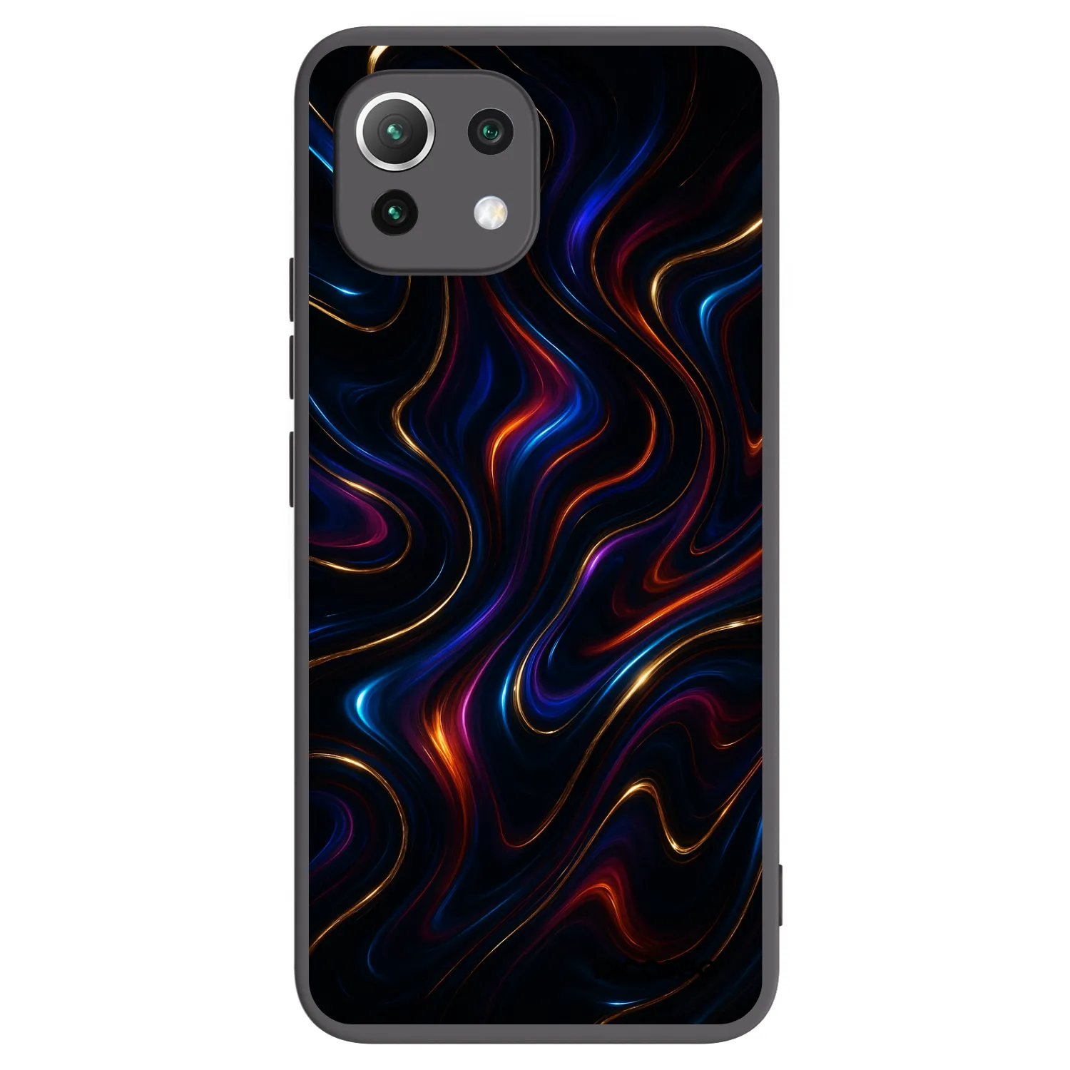 Picasee fekete szilikon tok az alábbi mobiltelefonokra Xiaomi 11 Lite 5G NE - Noir
