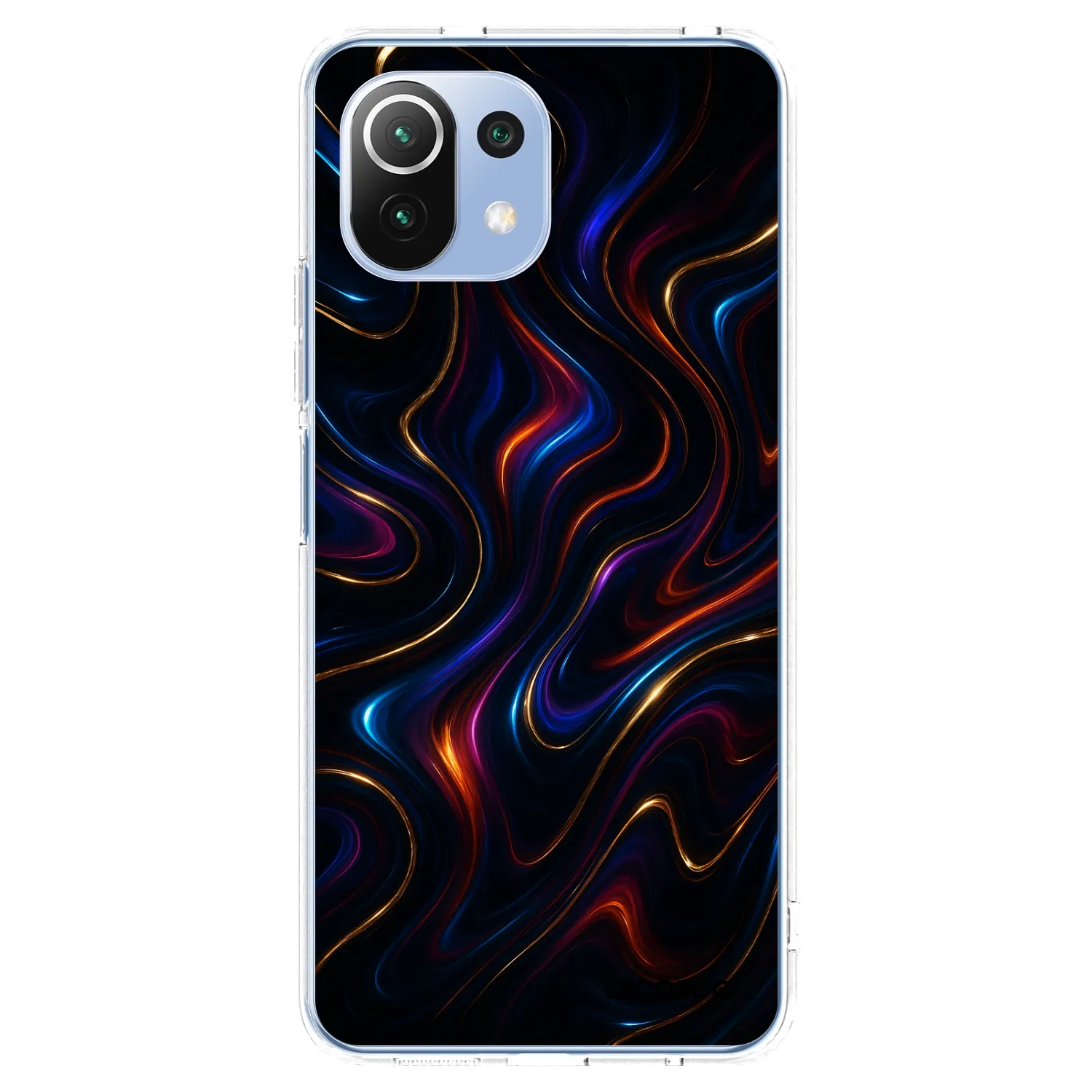 Picasee átlátszó szilikon tok az alábbi mobiltelefonokra Xiaomi 11 Lite 5G NE - Noir
