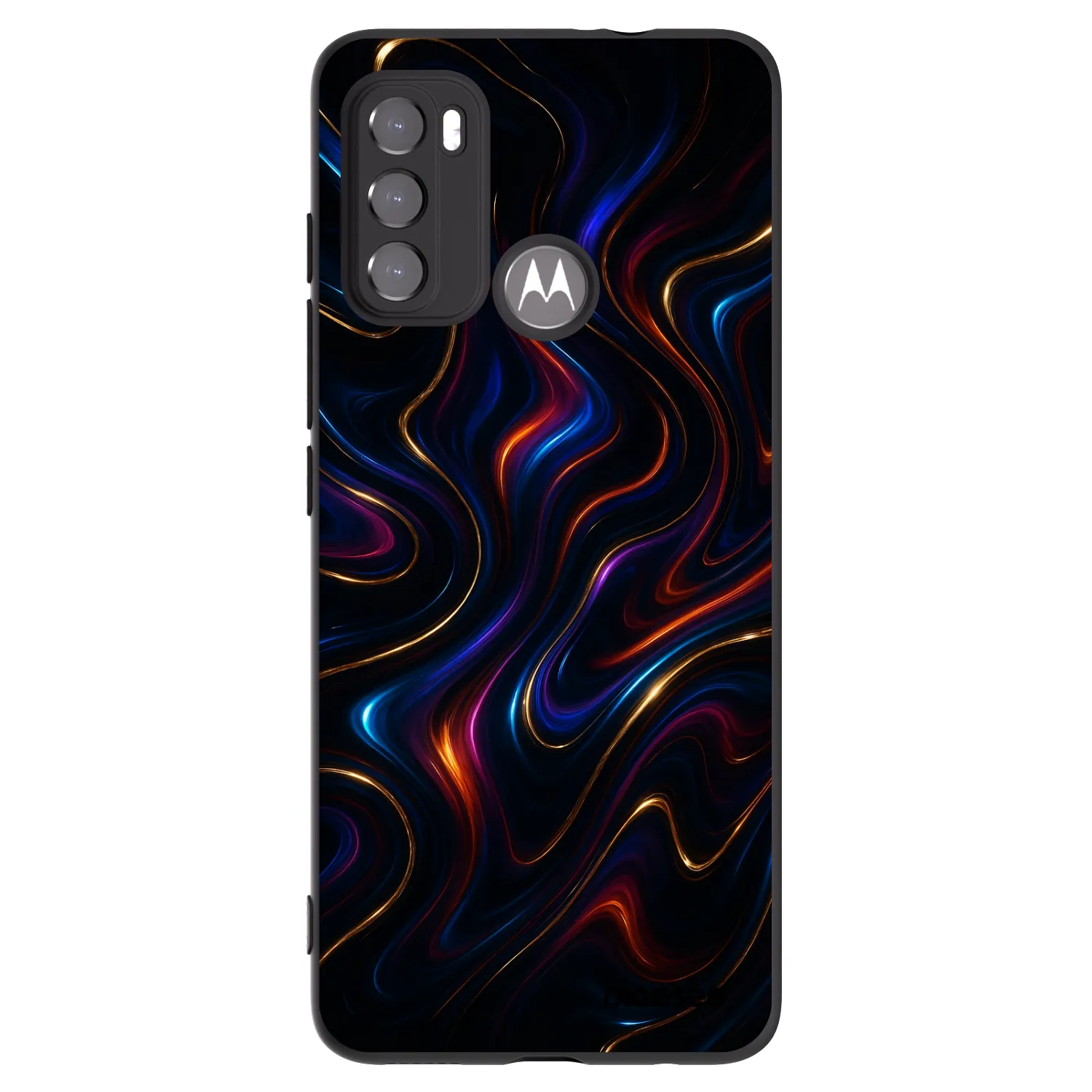 Picasee fekete szilikon tok az alábbi mobiltelefonokra Motorola Moto G60 - Noir