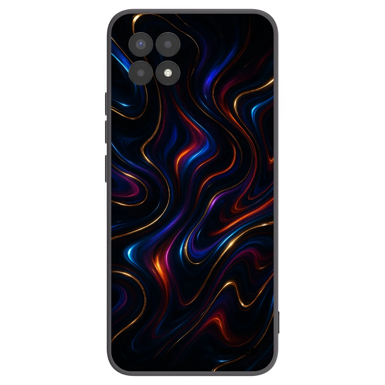 Picasee fekete szilikon tok az alábbi mobiltelefonokra Realme 8i - Noir