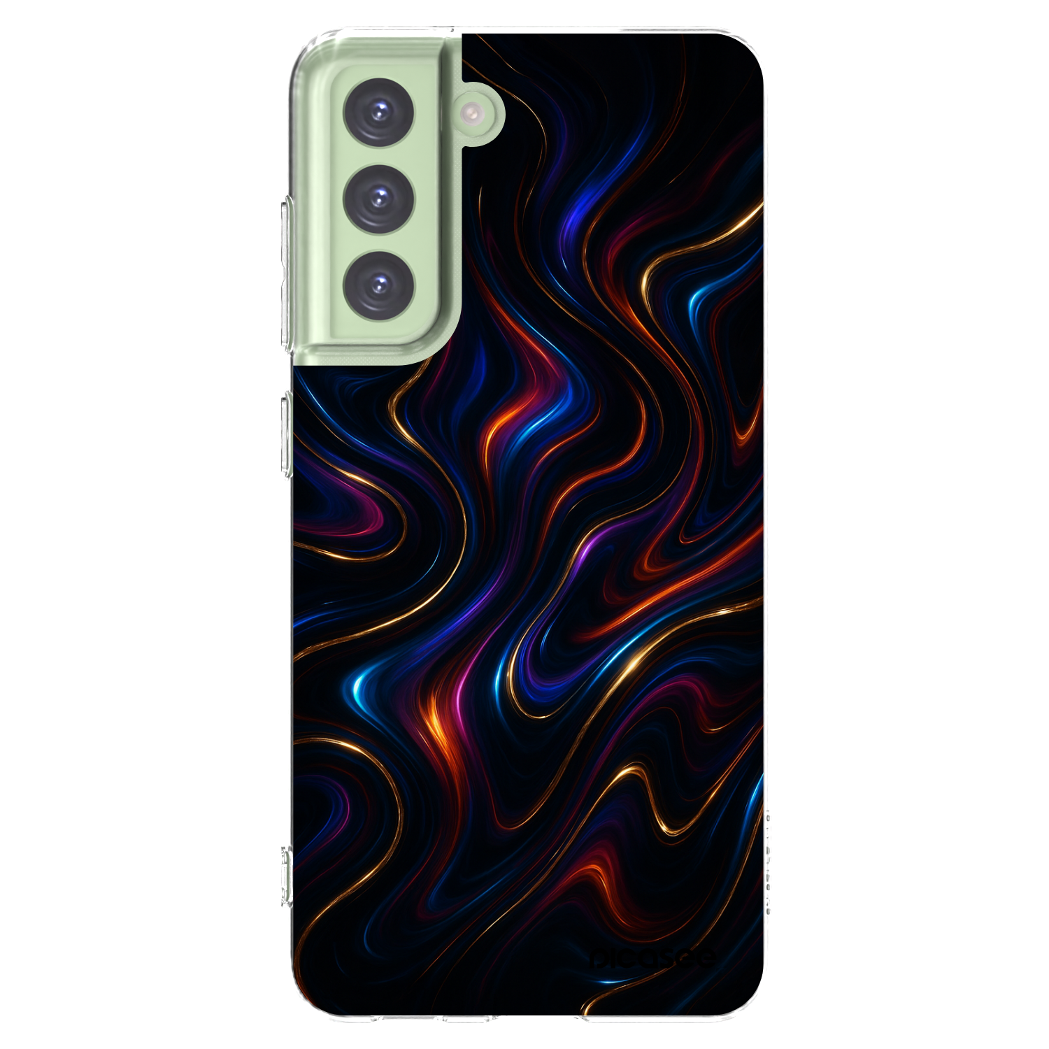 Picasee átlátszó szilikon tok az alábbi mobiltelefonokra Samsung Galaxy S21 FE 5G - Noir