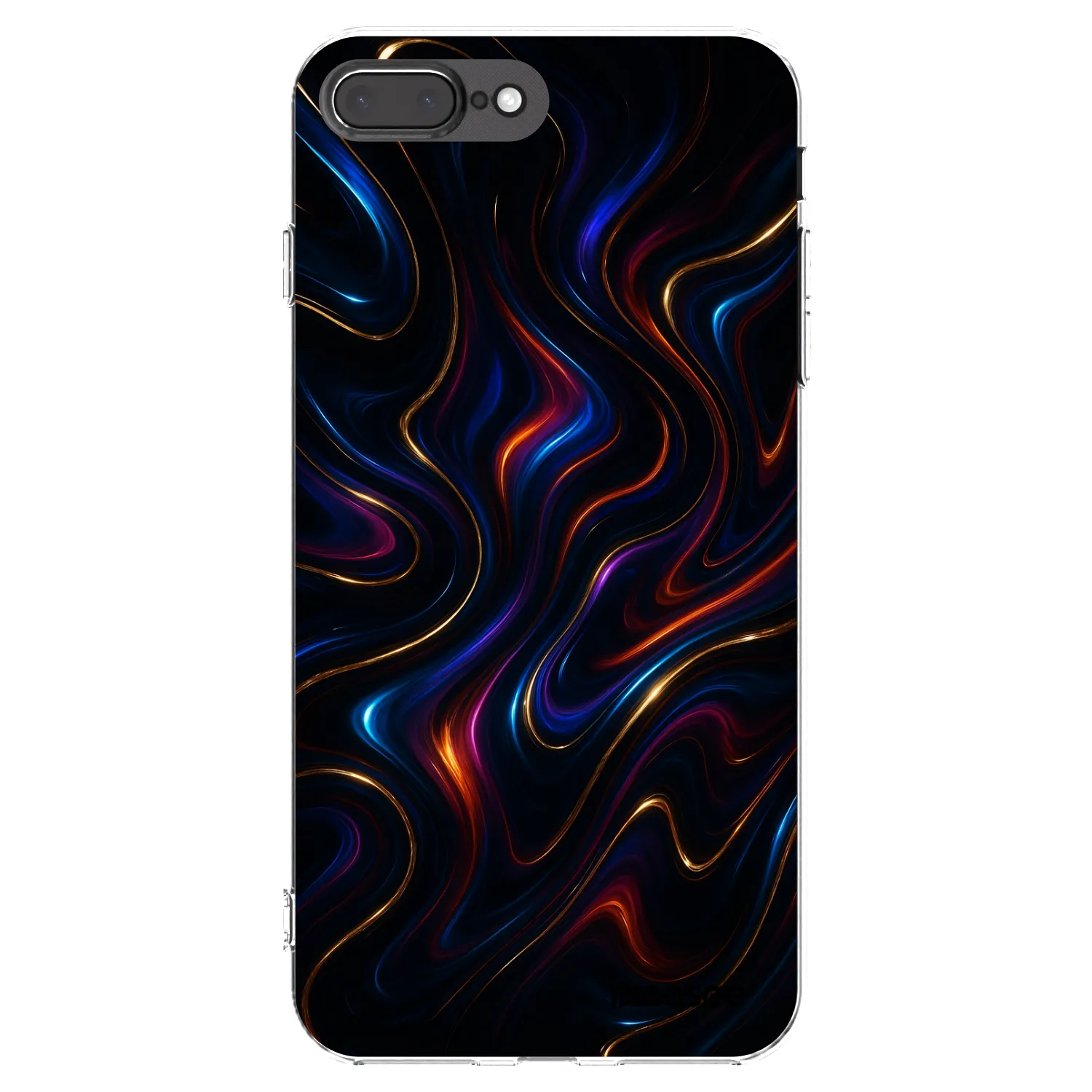 Picasee átlátszó szilikon tok az alábbi mobiltelefonokra Apple iPhone 7 Plus - Noir