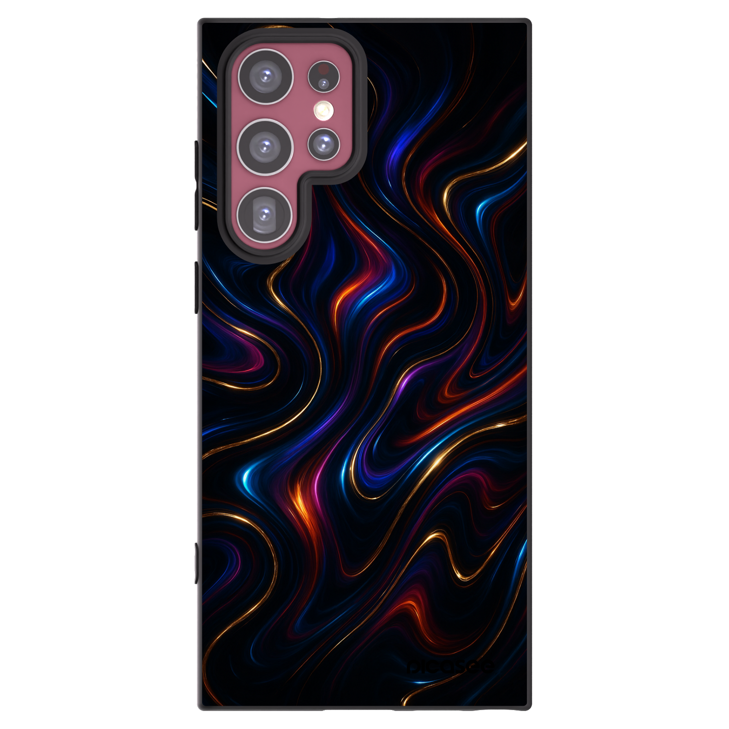 Picasee fekete szilikon tok az alábbi mobiltelefonokra Samsung Galaxy S22 Ultra 5G - Noir