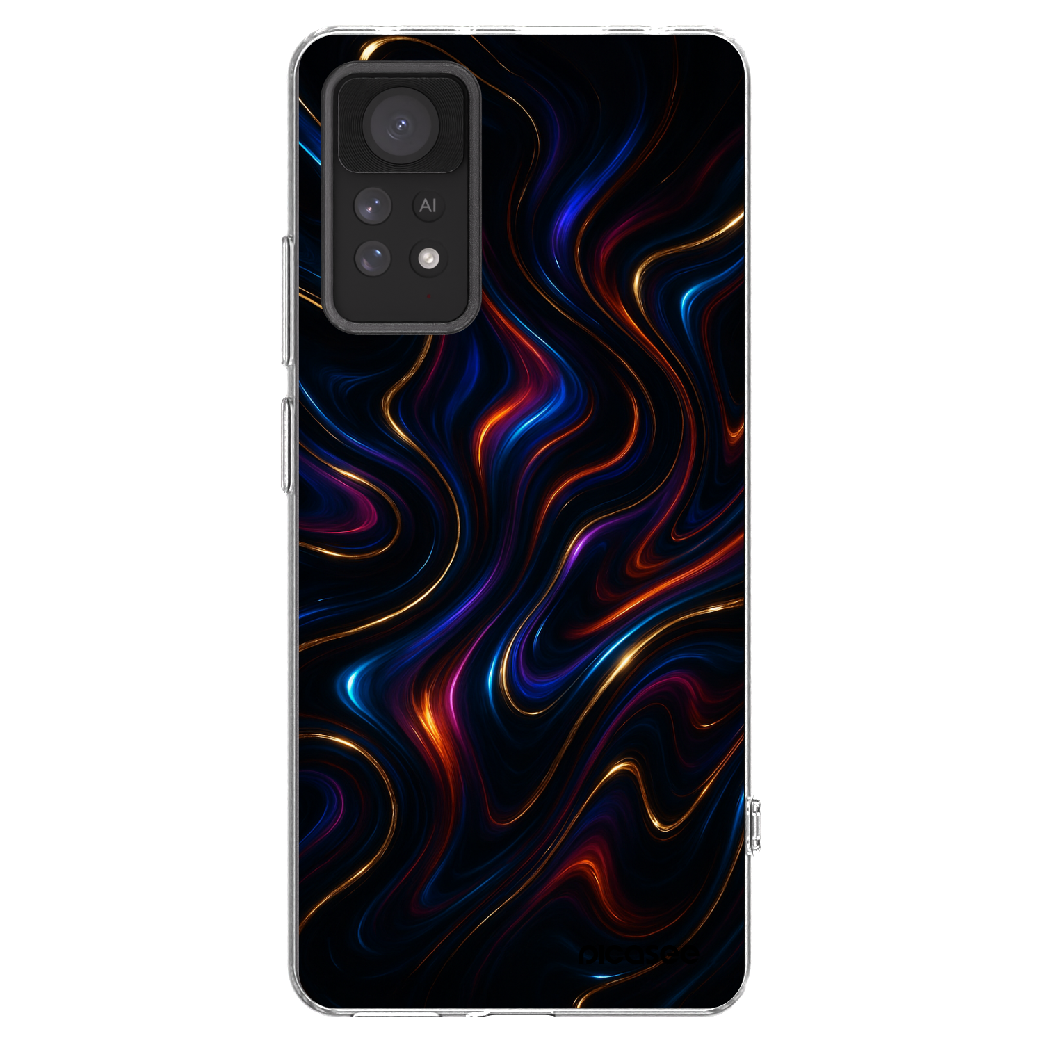 Picasee átlátszó szilikon tok az alábbi mobiltelefonokra Xiaomi Redmi Note 11 Pro 5G - Noir