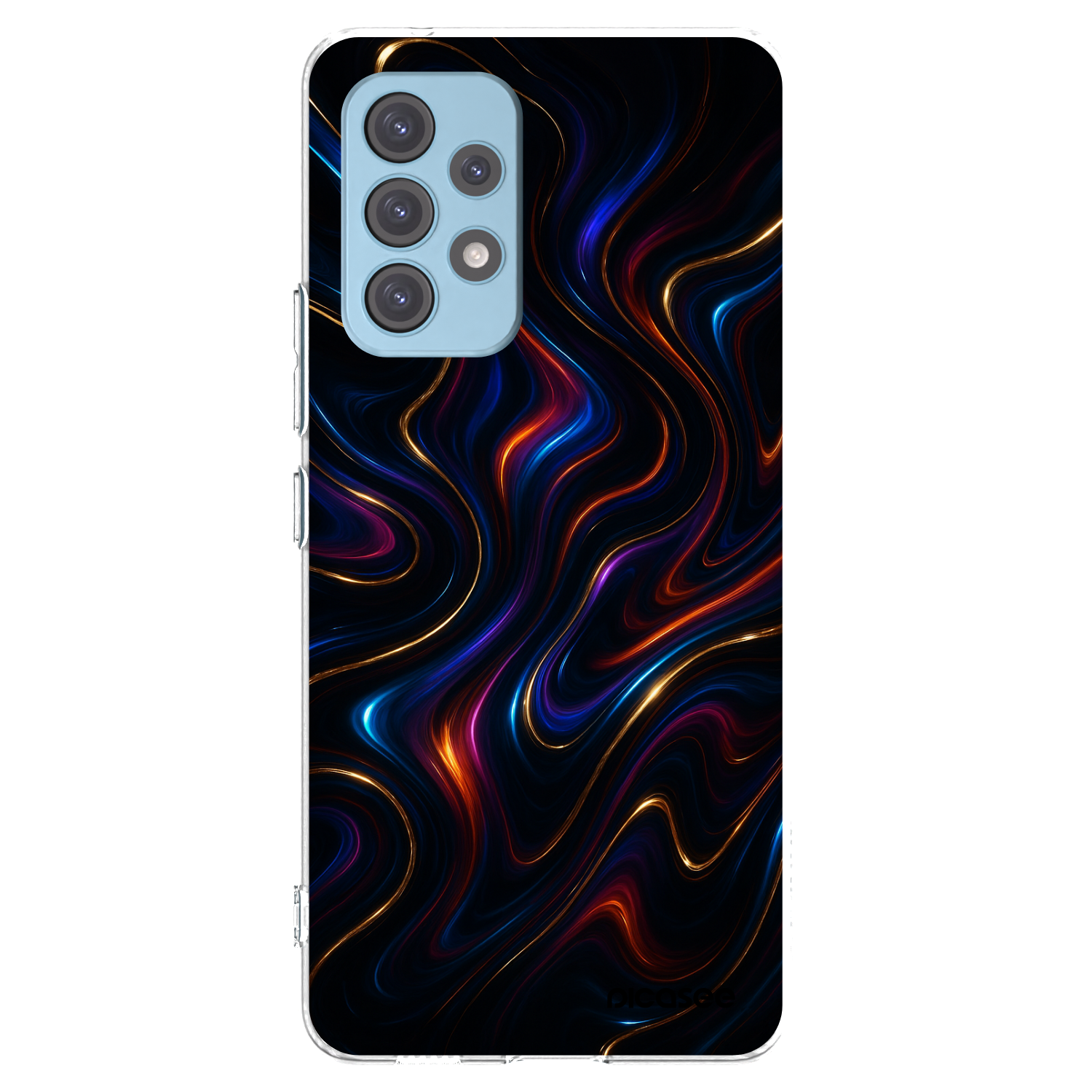Picasee átlátszó szilikon tok az alábbi mobiltelefonokra Samsung Galaxy A53 5G A536 - Noir