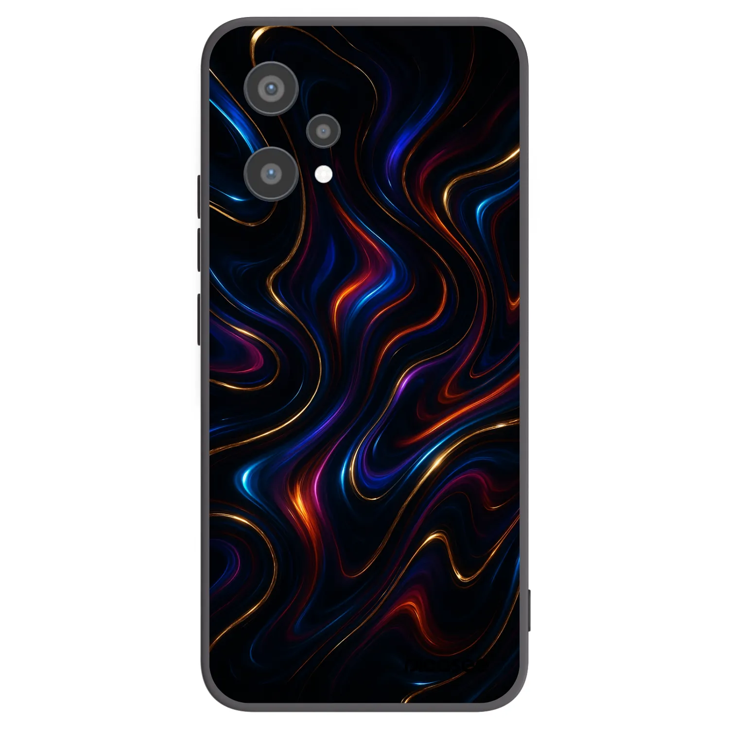 Picasee fekete szilikon tok az alábbi mobiltelefonokra Realme 9 Pro 5G - Noir