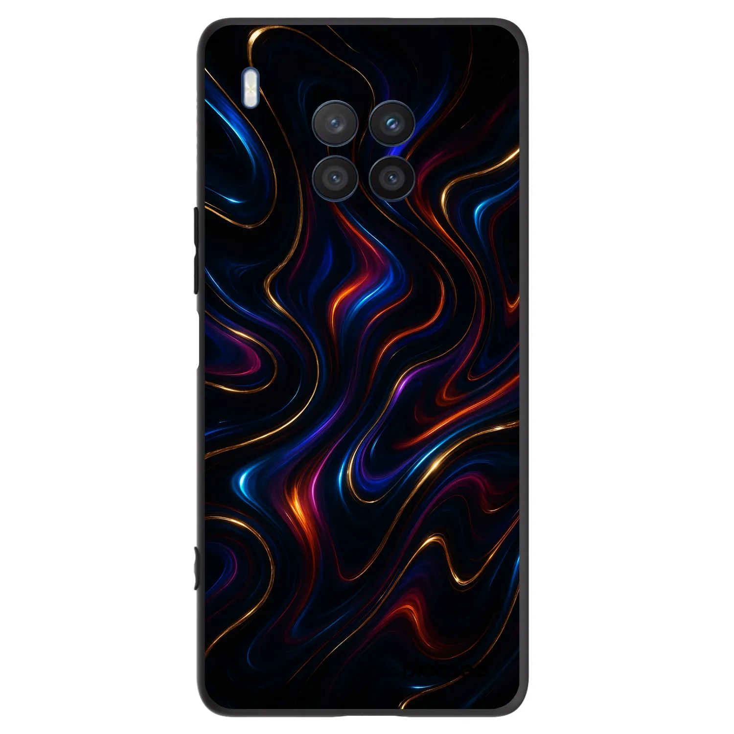 Picasee fekete szilikon tok az alábbi mobiltelefonokra Honor 50 Lite - Noir