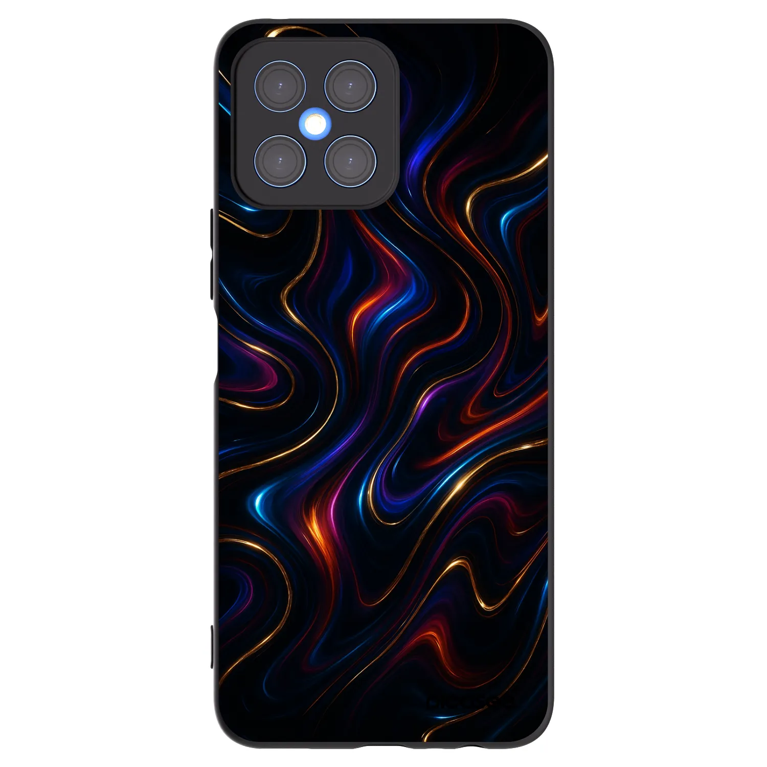 Picasee fekete szilikon tok az alábbi mobiltelefonokra Honor X8 4G - Noir