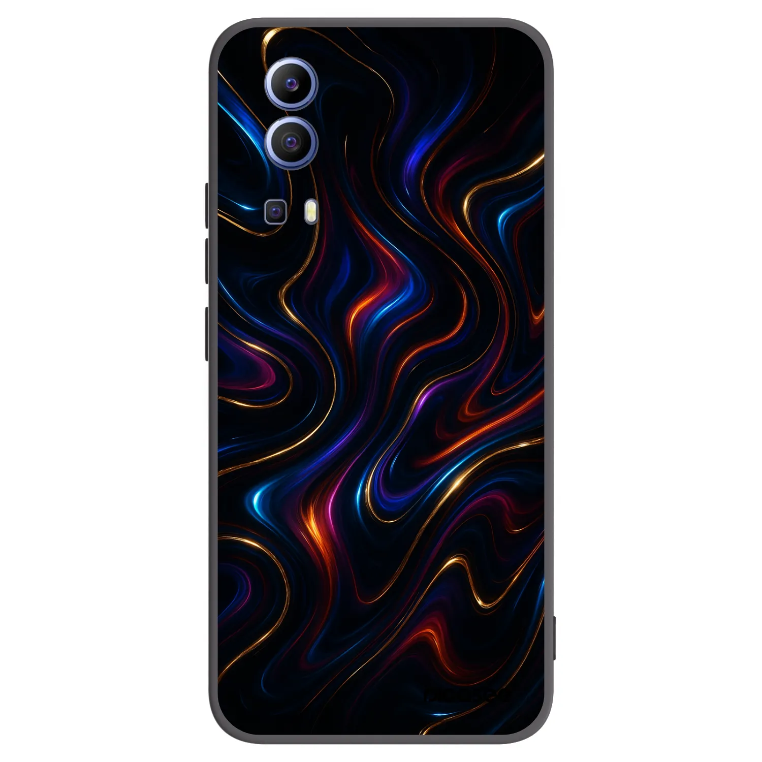 Picasee fekete szilikon tok az alábbi mobiltelefonokra Vivo Y52 5G - Noir
