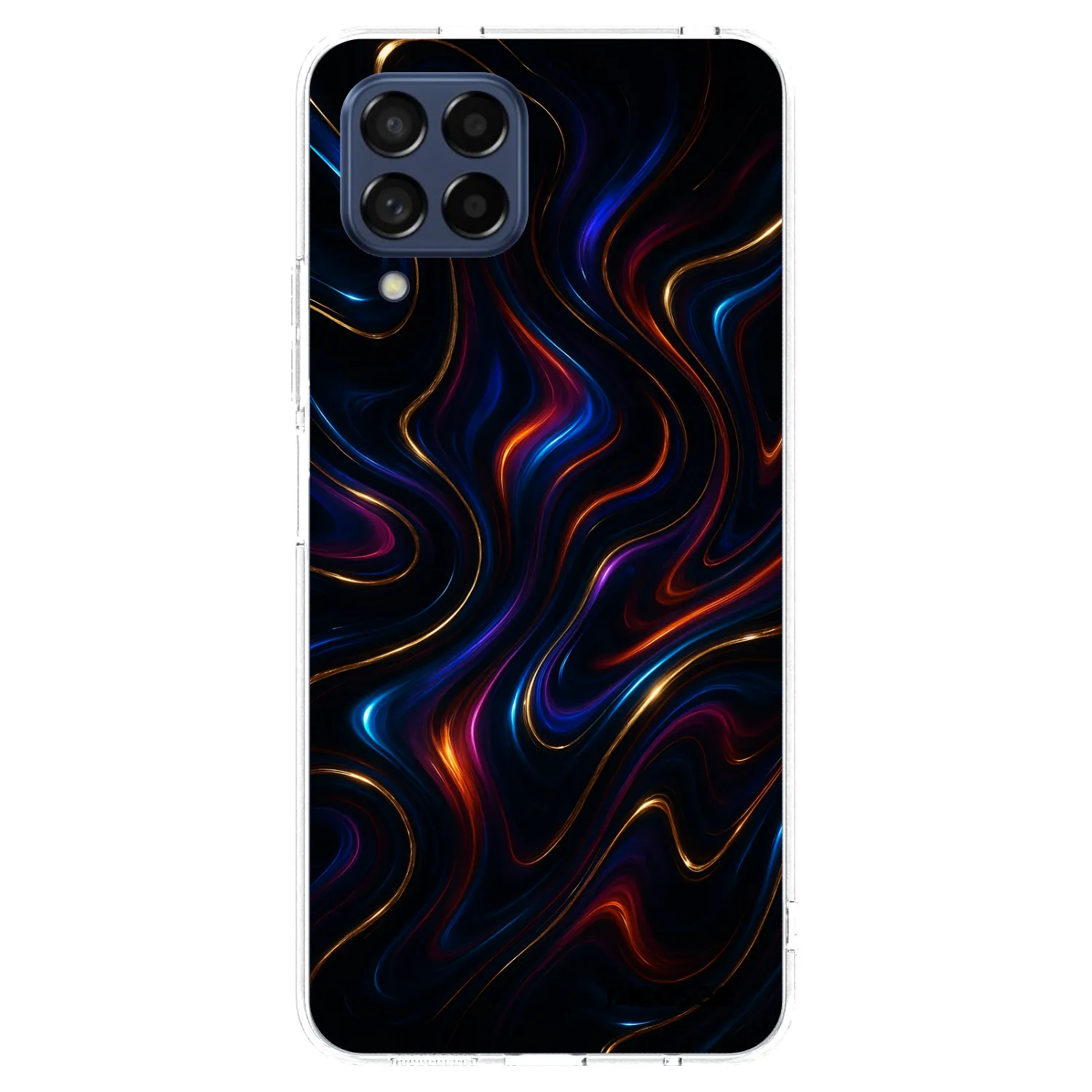 Picasee átlátszó szilikon tok az alábbi mobiltelefonokra Samsung Galaxy M53 5G - Noir
