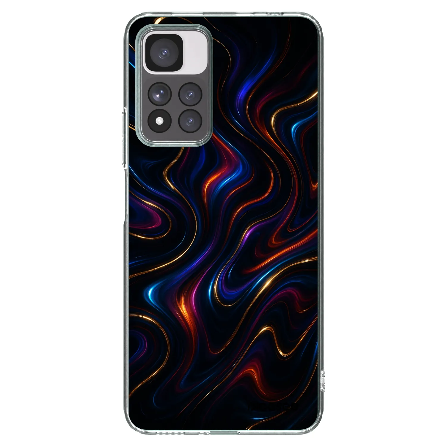Picasee átlátszó szilikon tok az alábbi mobiltelefonokra Xiaomi Redmi Note 11 Pro+ 5G - Noir