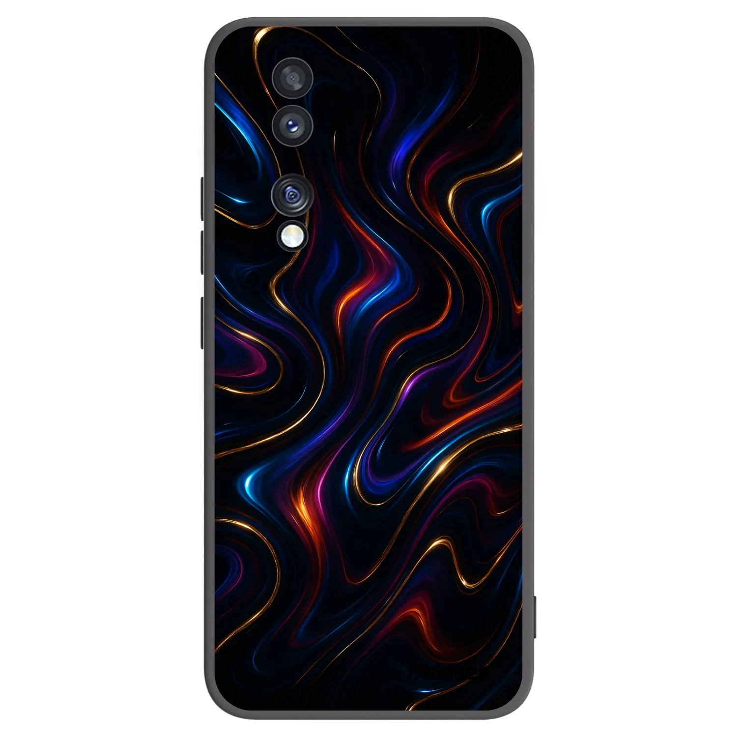 Picasee fekete szilikon tok az alábbi mobiltelefonokra Honor 70 - Noir