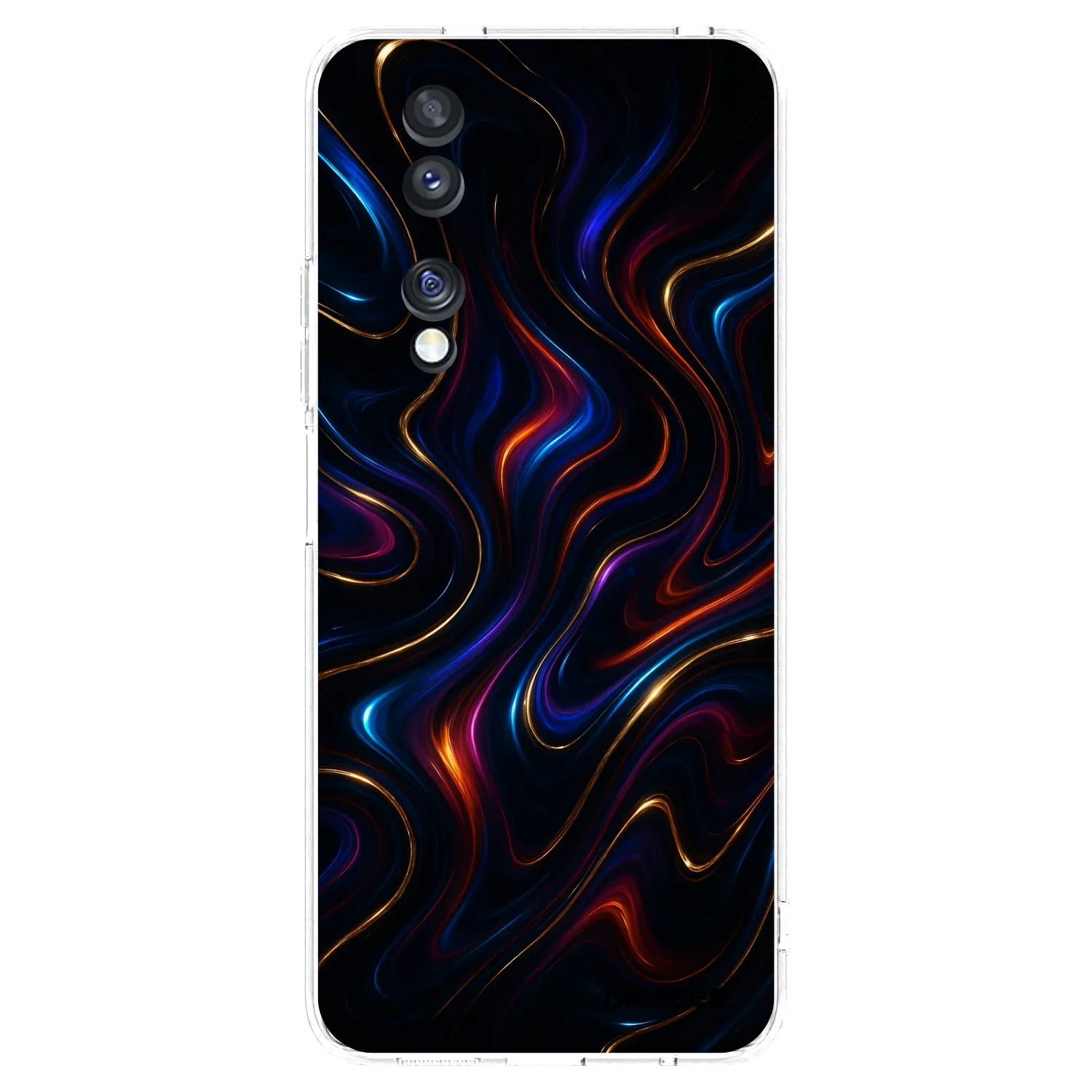 Picasee átlátszó szilikon tok az alábbi mobiltelefonokra Honor 70 - Noir