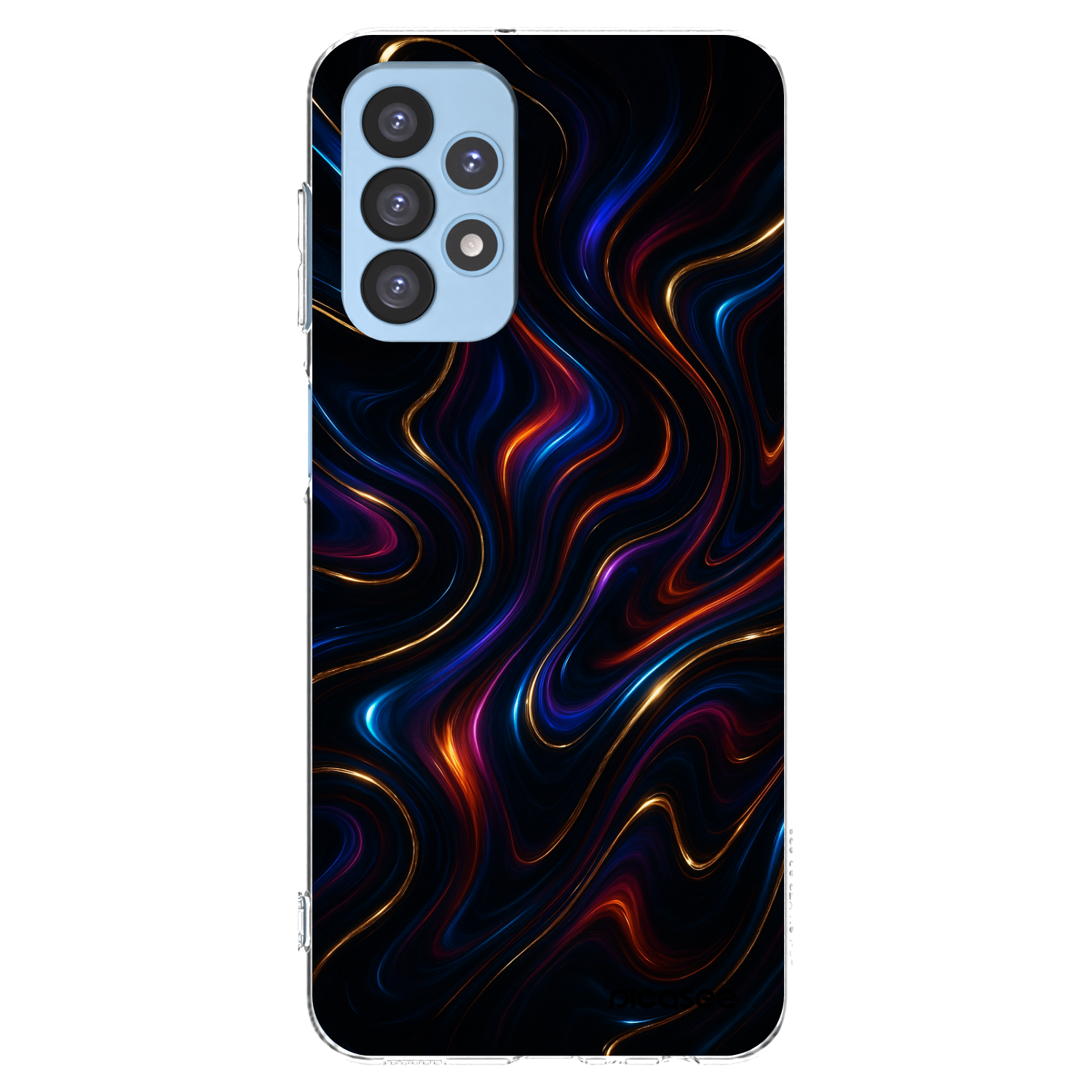 Picasee átlátszó szilikon tok az alábbi mobiltelefonokra Samsung Galaxy A23 A235F 4G - Noir