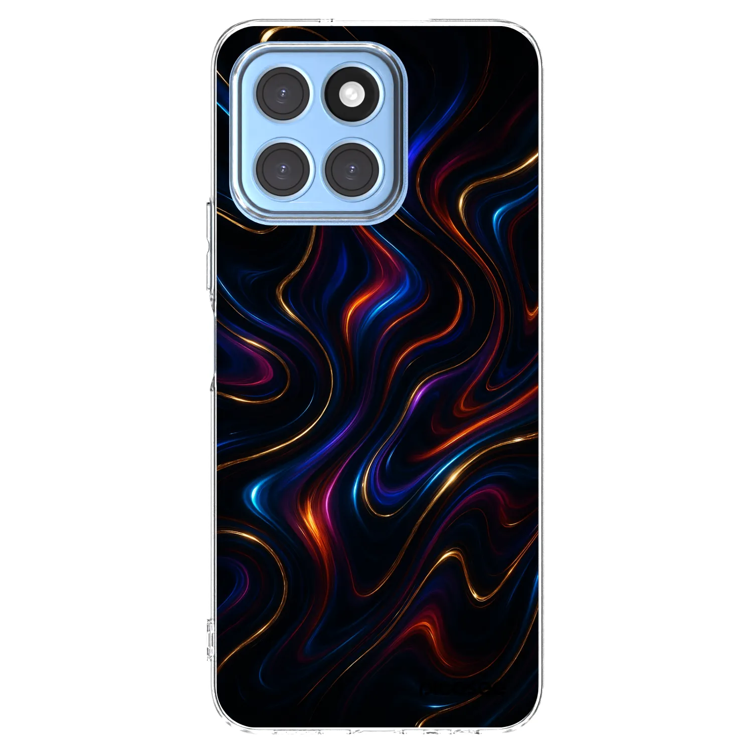 Picasee átlátszó szilikon tok az alábbi mobiltelefonokra Honor X8 5G - Noir