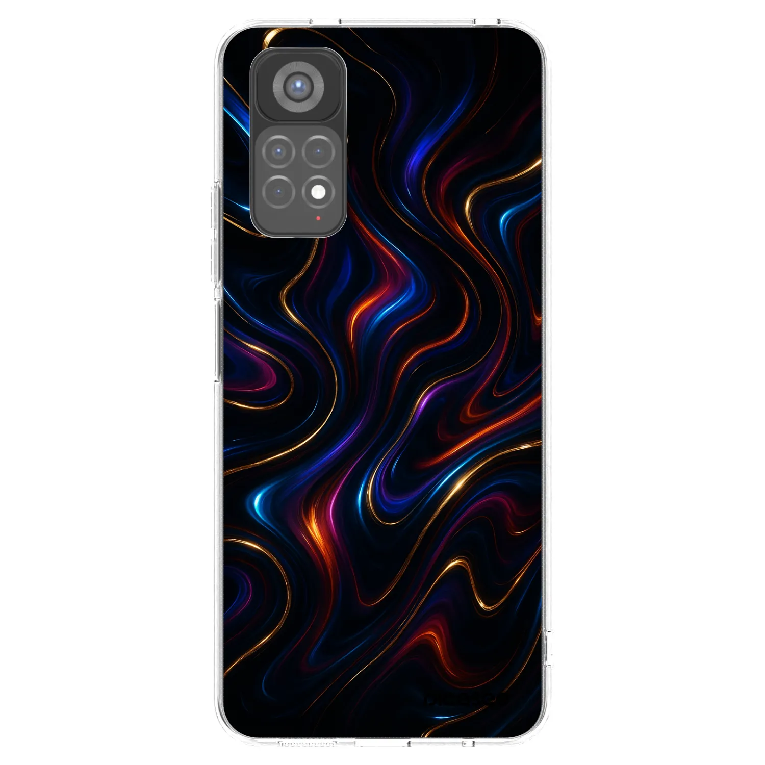 Picasee átlátszó szilikon tok az alábbi mobiltelefonokra Xiaomi Redmi Note 11S 5G - Noir