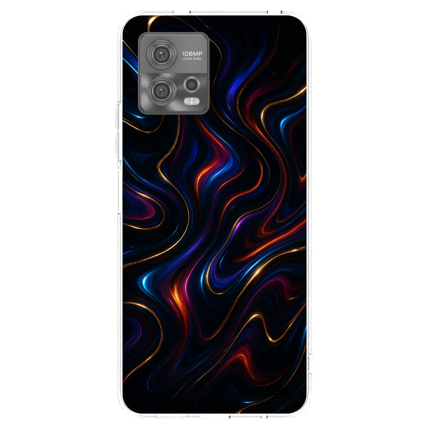 Picasee átlátszó szilikon tok az alábbi mobiltelefonokra Motorola Moto G72 - Noir