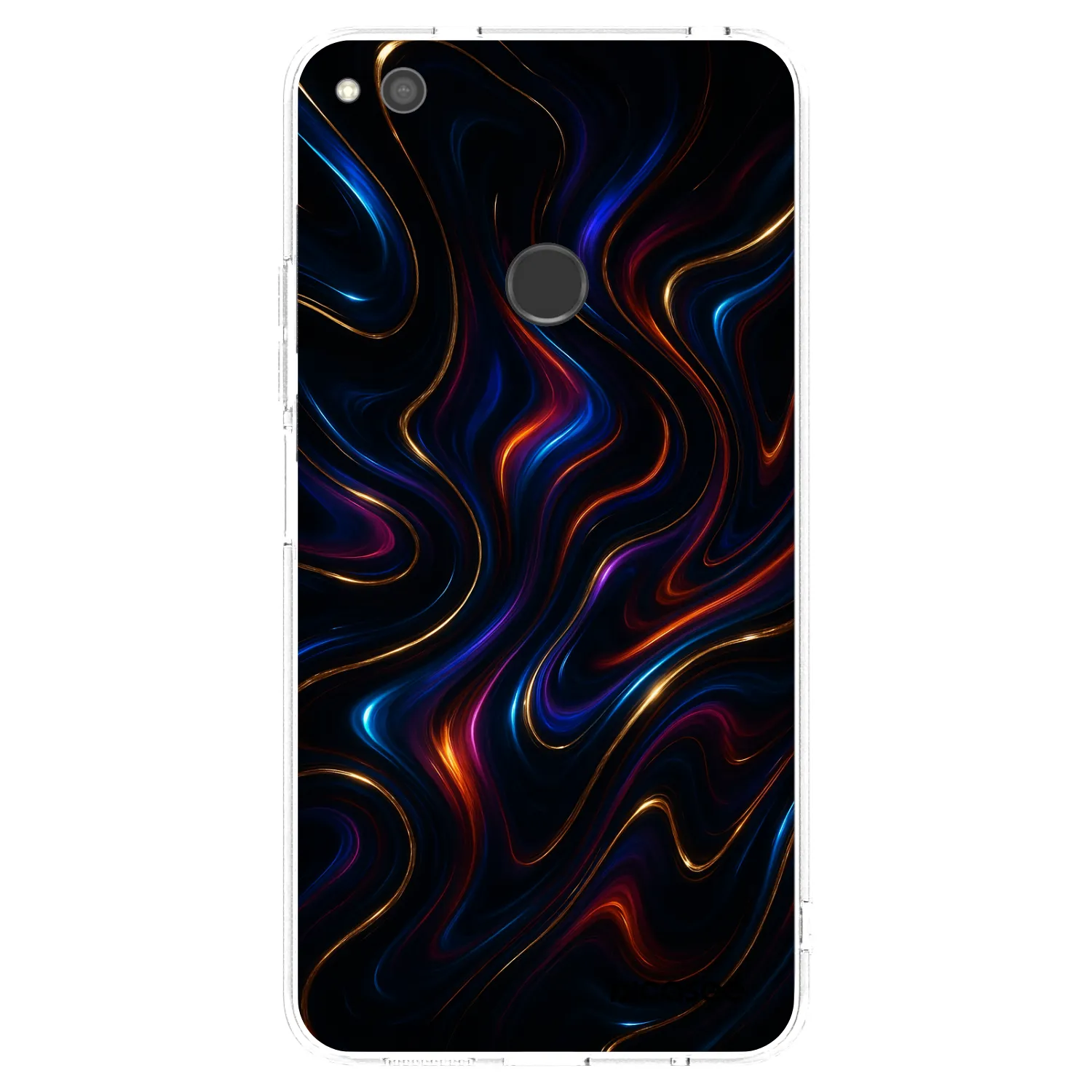 Picasee átlátszó szilikon tok az alábbi mobiltelefonokra Huawei P9 Lite 2017 - Noir