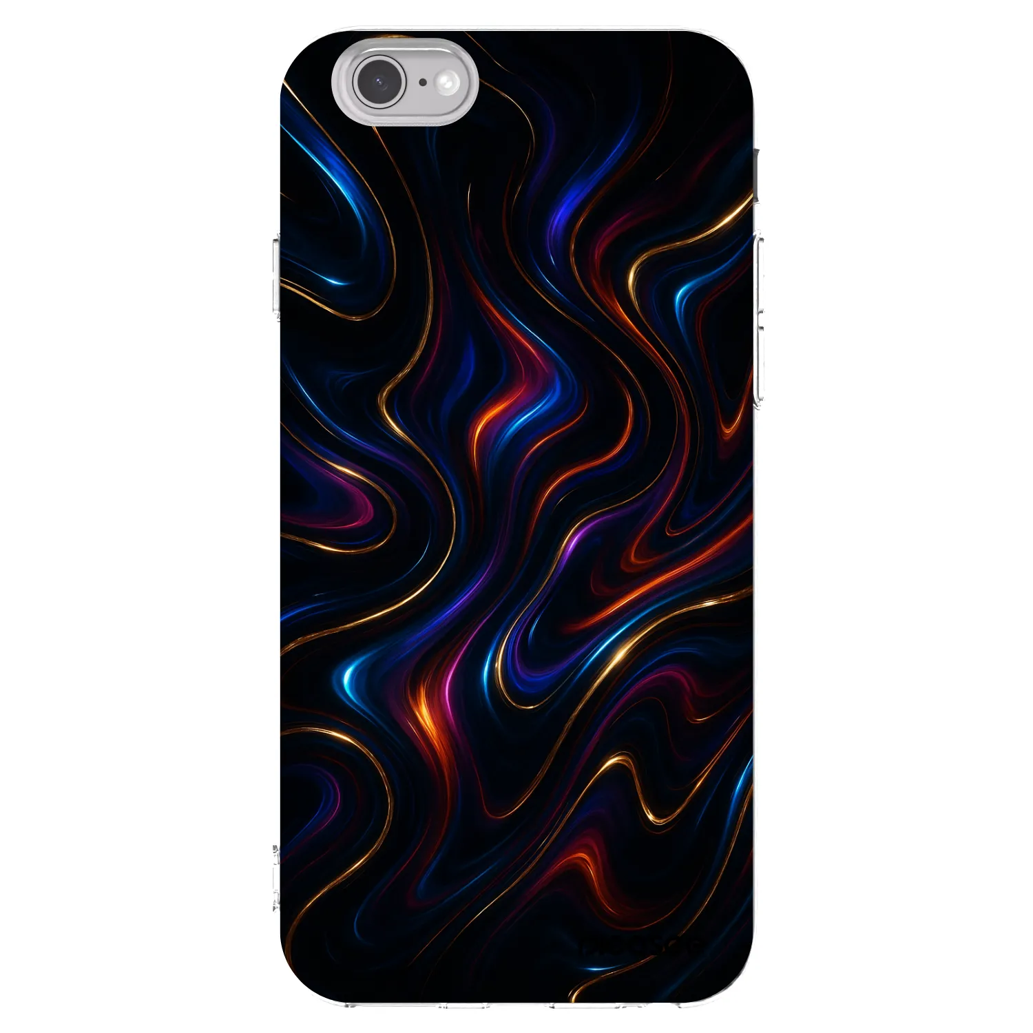 Picasee átlátszó szilikon tok az alábbi mobiltelefonokra Apple iPhone 6/6S - Noir