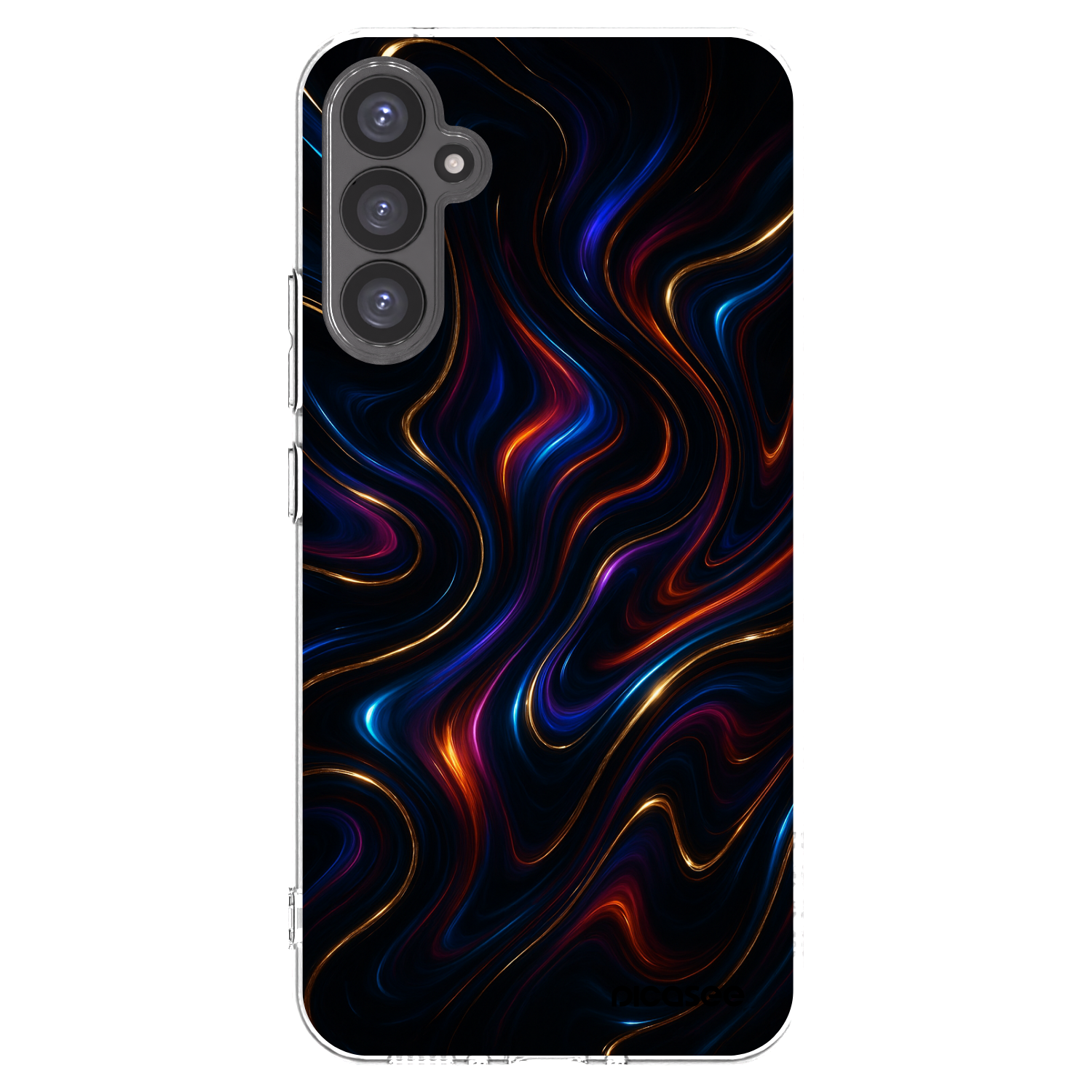 Picasee átlátszó szilikon tok az alábbi mobiltelefonokra Samsung Galaxy A34 5G A346B - Noir