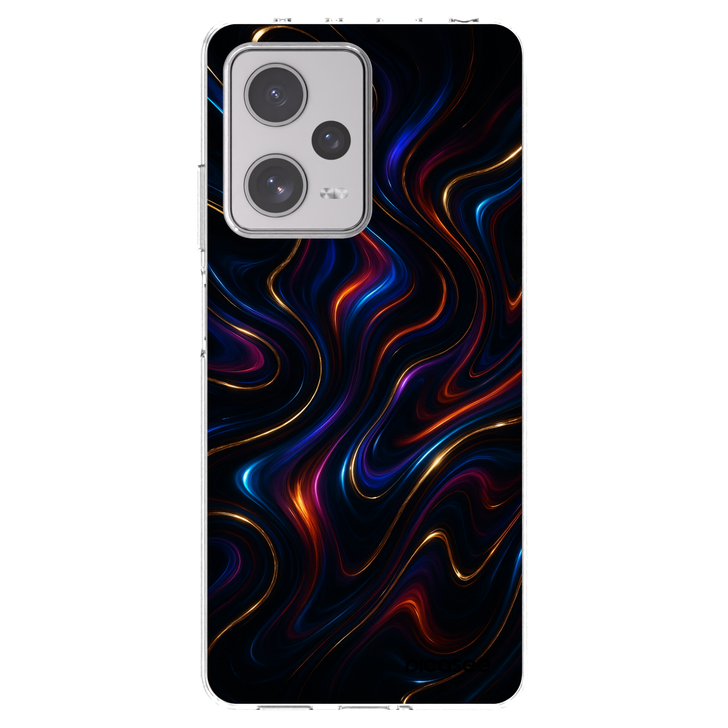 Picasee átlátszó szilikon tok az alábbi mobiltelefonokra Xiaomi Redmi Note 12 Pro+ 5G - Noir