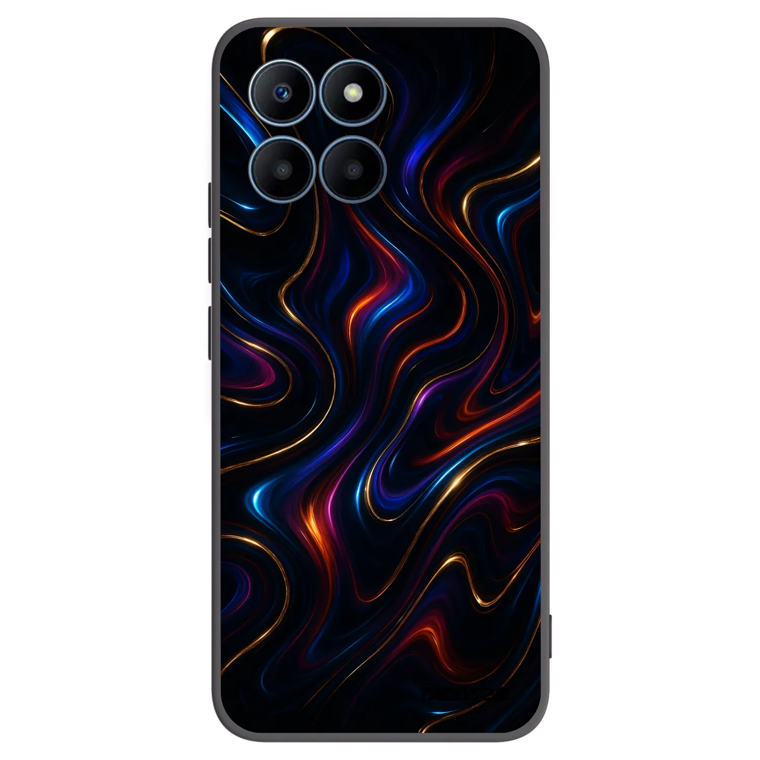 Picasee fekete szilikon tok az alábbi mobiltelefonokra Honor 70 Lite - Noir