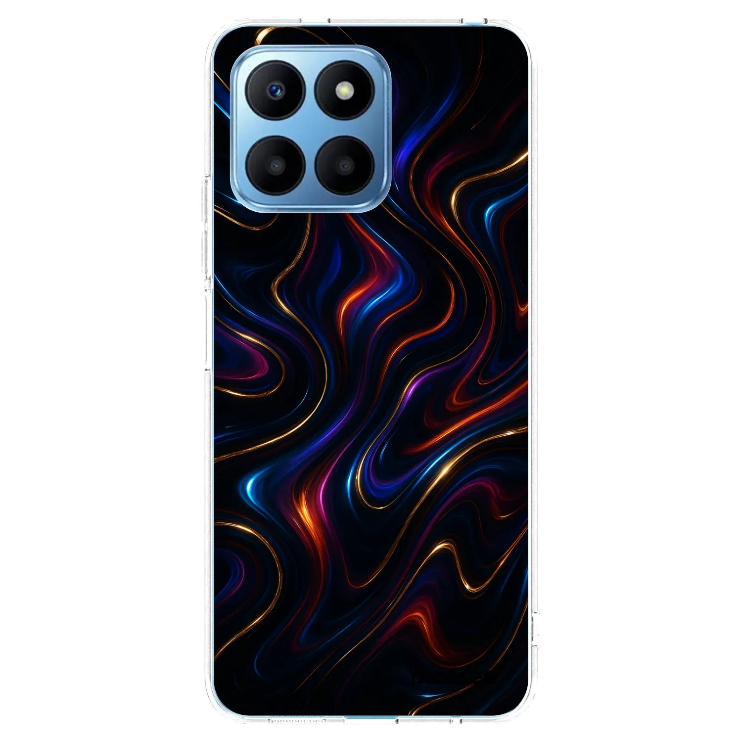 Picasee átlátszó szilikon tok az alábbi mobiltelefonokra Honor 70 Lite - Noir