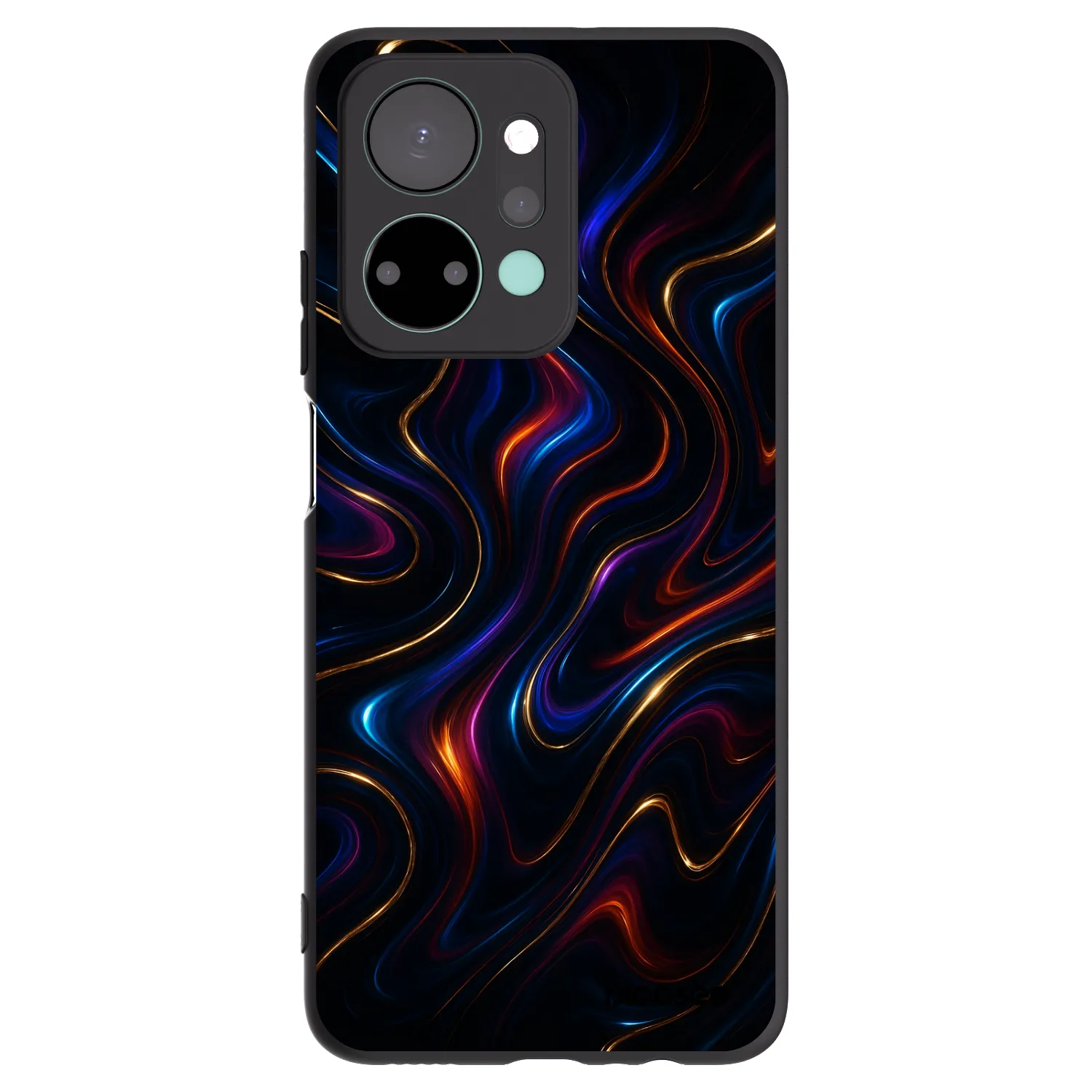 Picasee fekete szilikon tok az alábbi mobiltelefonokra Honor X7a - Noir