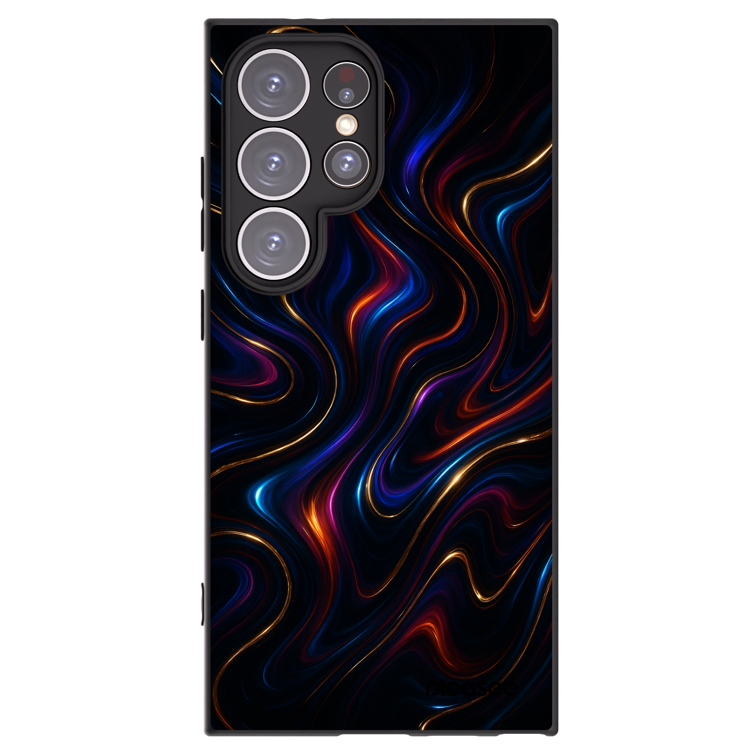Picasee fekete szilikon tok az alábbi mobiltelefonokra Samsung Galaxy S24 Ultra S928B 5G - Noir