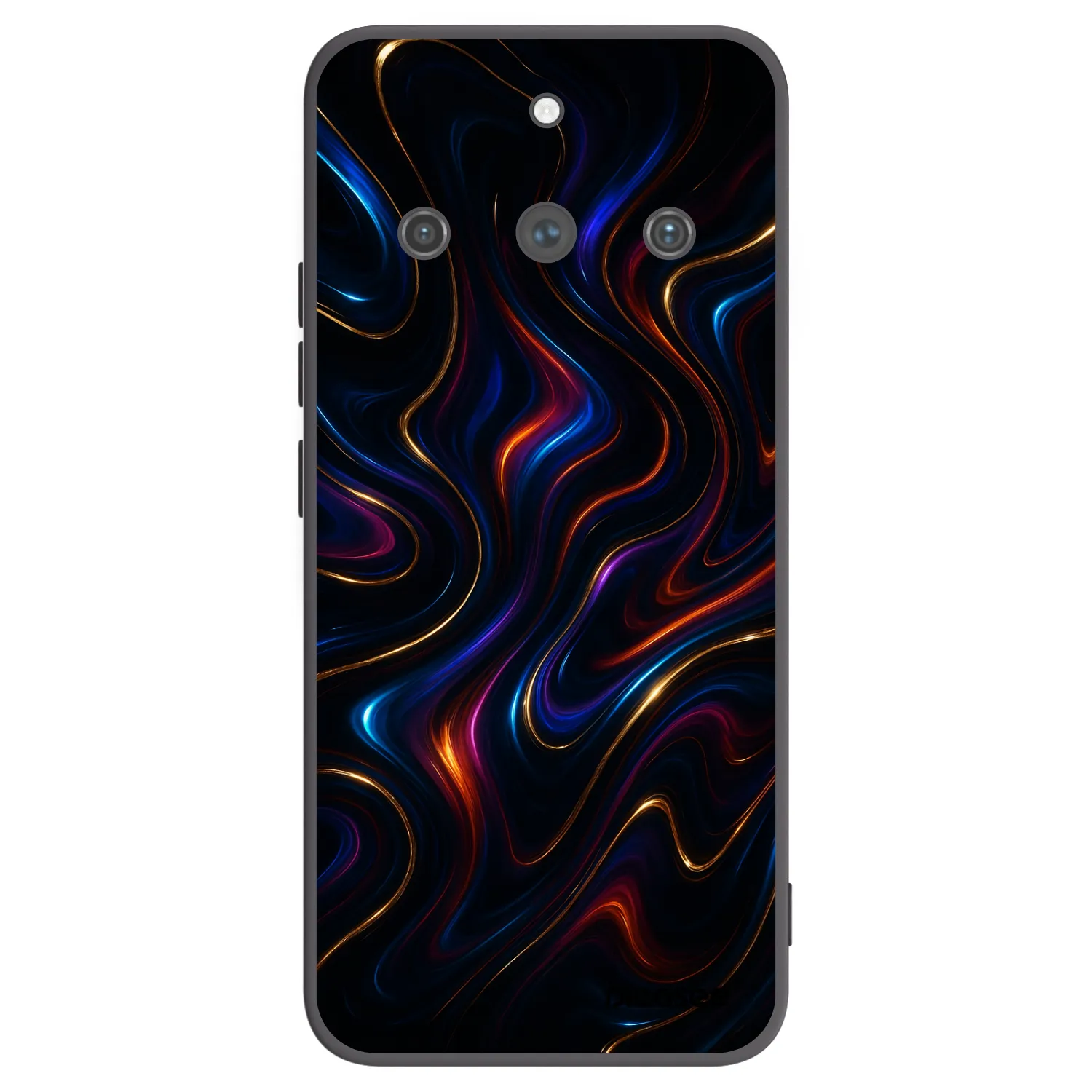 Picasee fekete szilikon tok az alábbi mobiltelefonokra Realme 11 Pro+ - Noir