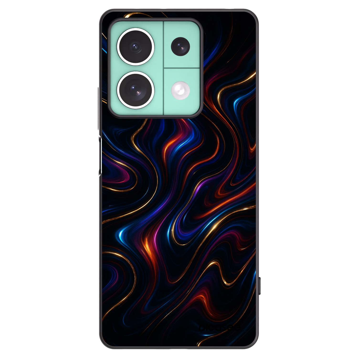 Picasee fekete szilikon tok az alábbi mobiltelefonokra Xiaomi Redmi Note 13 5G - Noir